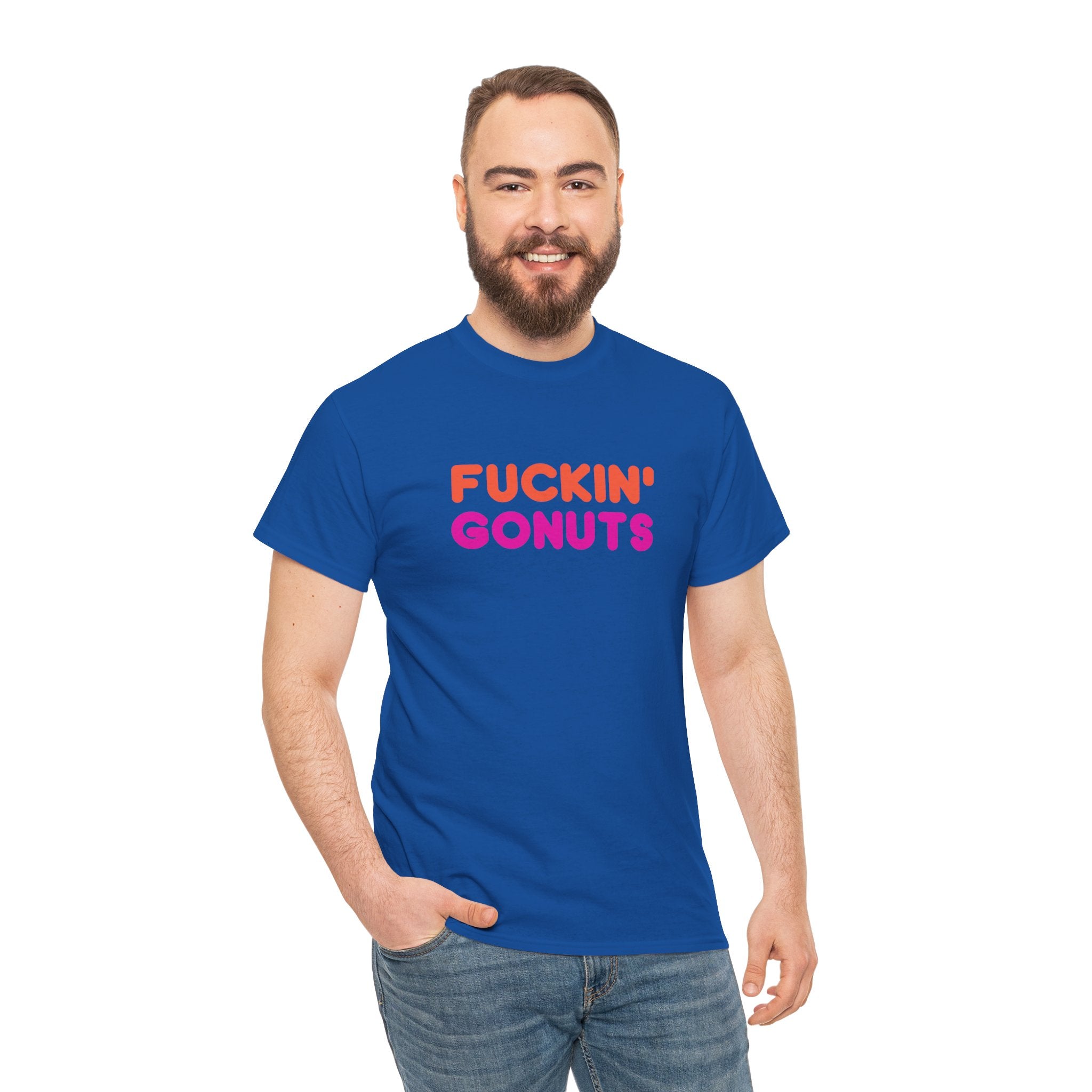 Funny Fuckin' Gonuts Dunkin Meme Novelty Graphic Tee