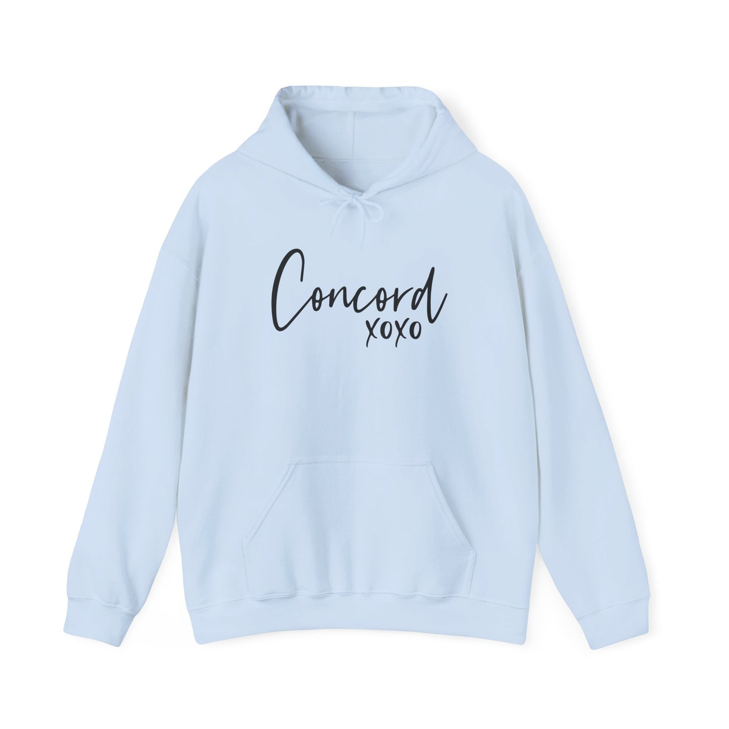 Concord North Carolina NC State Cursive Hoodie