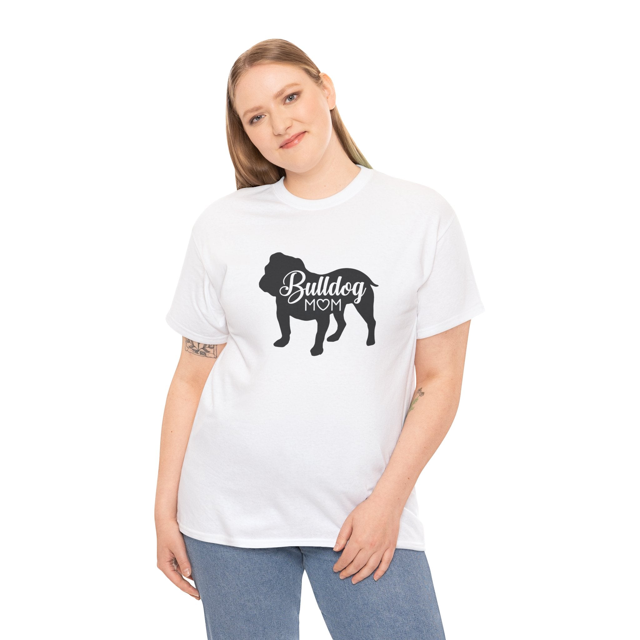 Women's Bulldog Mom Mother Mama Dog Lover T-Shirt