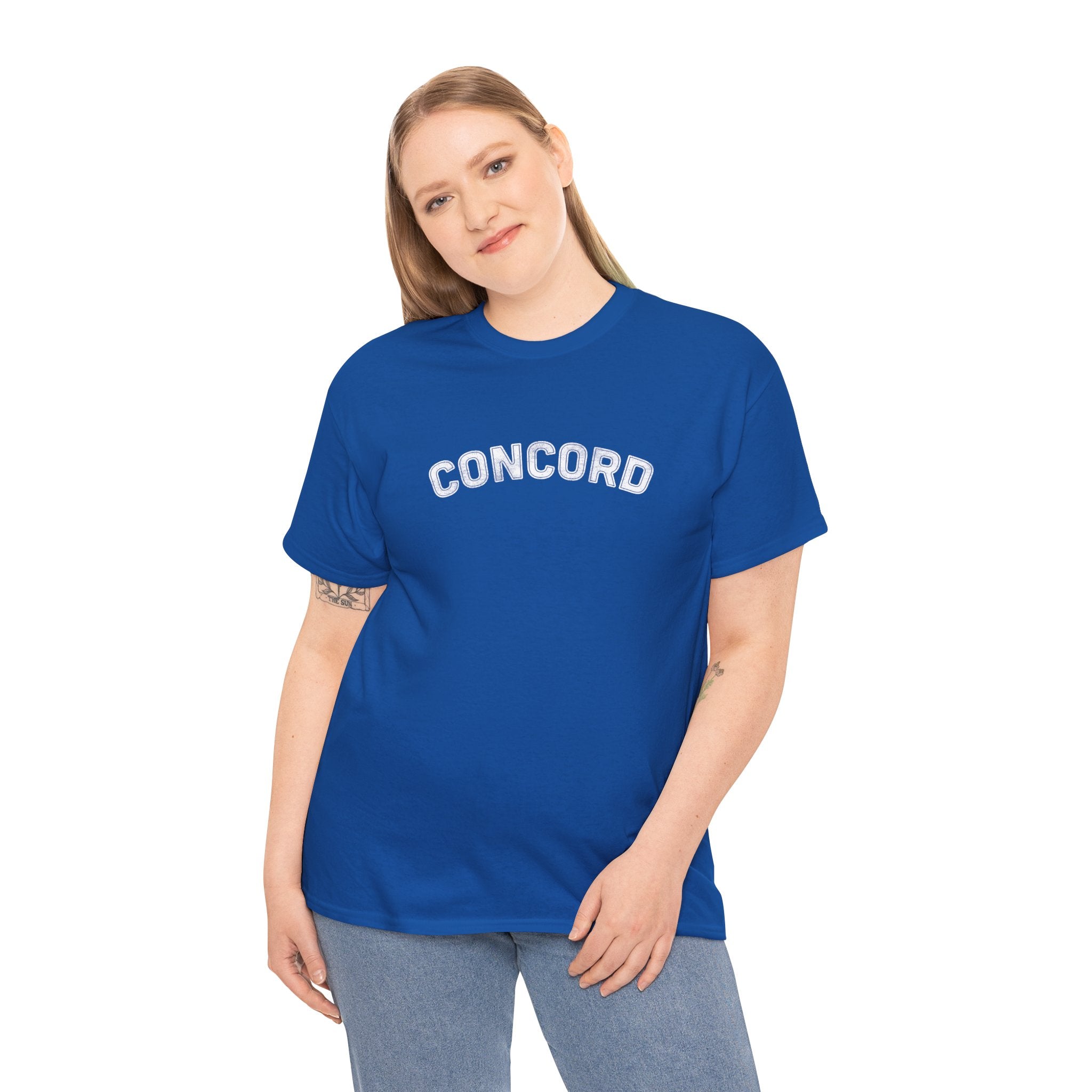 Concord North Carolina NC Curved Unisex T-Shirt