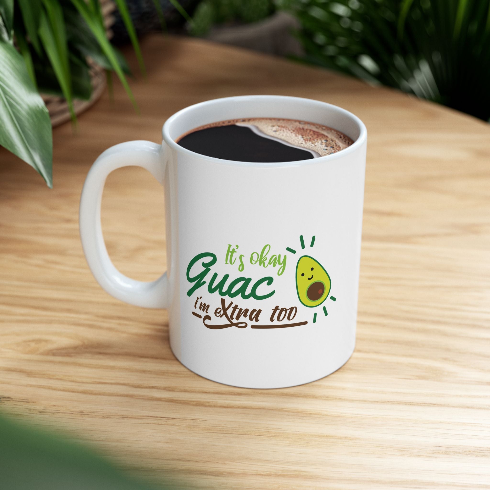 Funny Avocado Humor Coffee Ceramic Mug