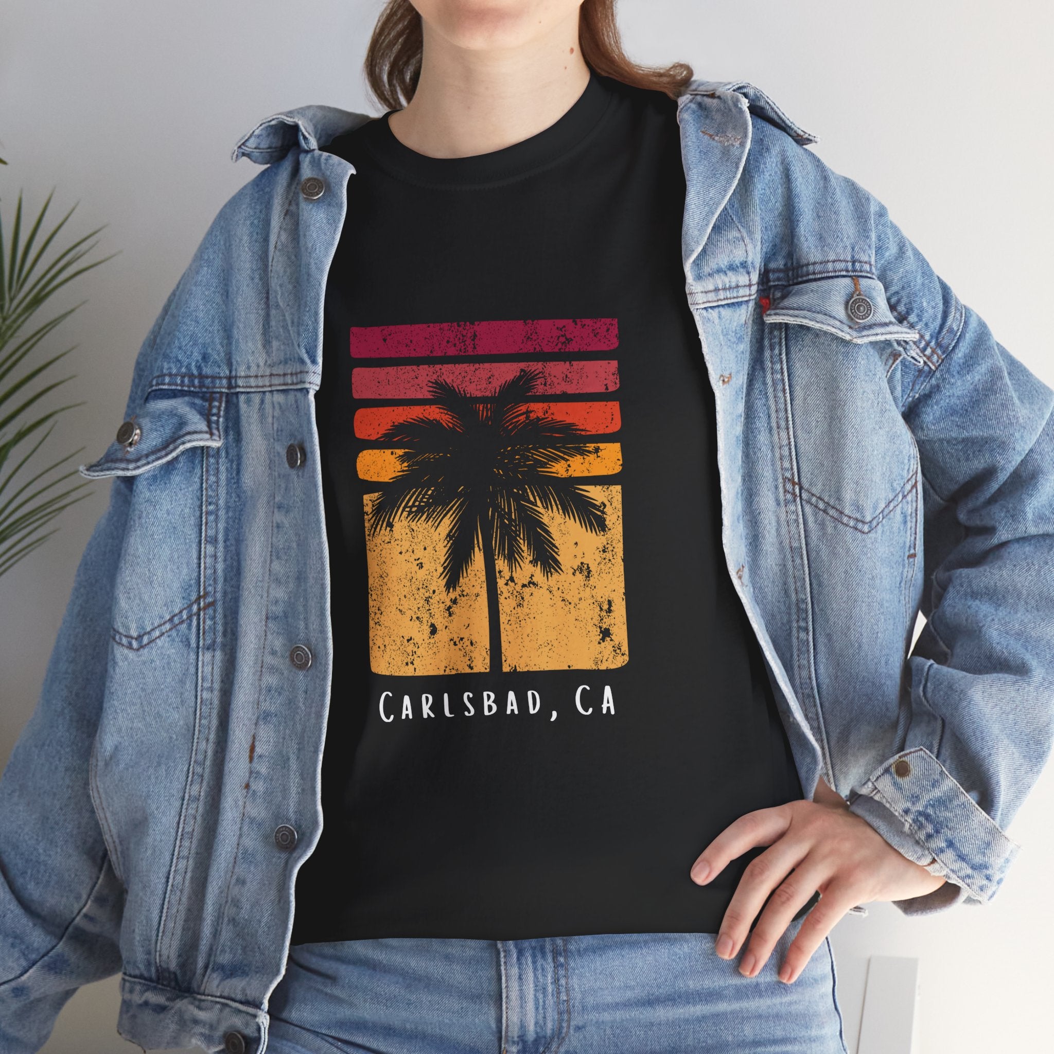 Carlsbad California San Diego Souvenir Travel Unisex Vintage Distressed T-Shirt