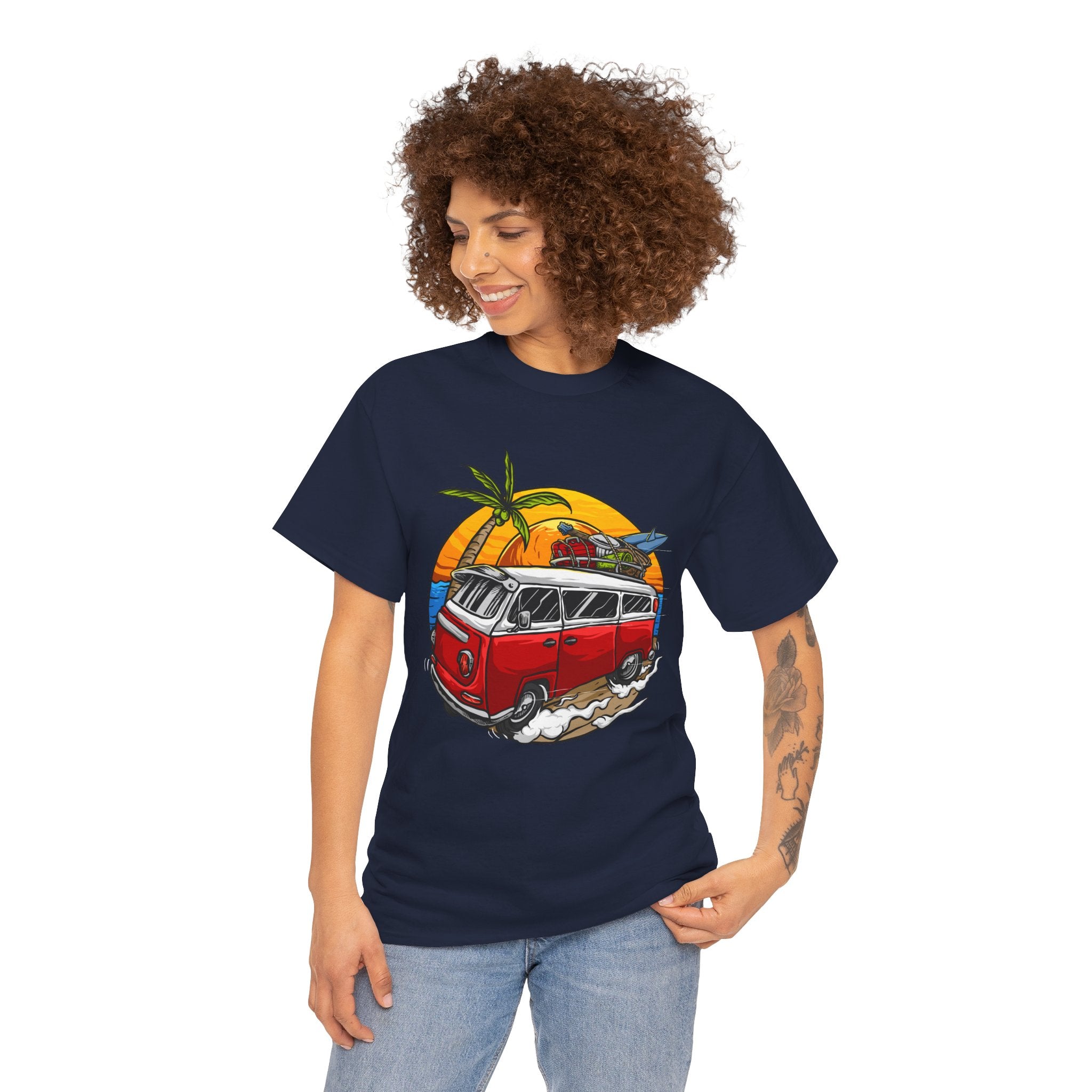 VW Bus Classic Beach Retro Surf Unisex T-Shirt