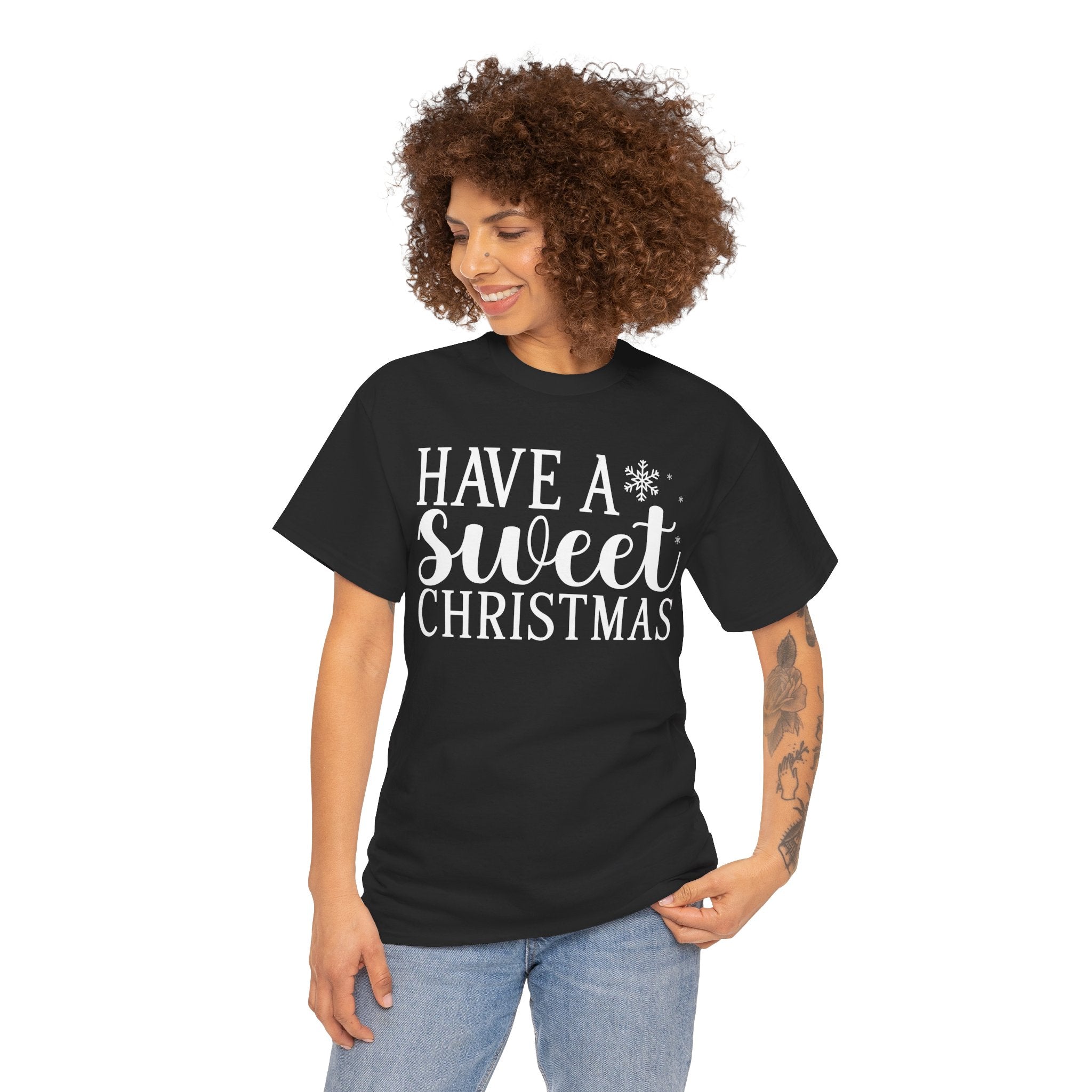 Have A Sweet Christmas Holiday Cute Men's Women's Graphic Tee T-Shirt