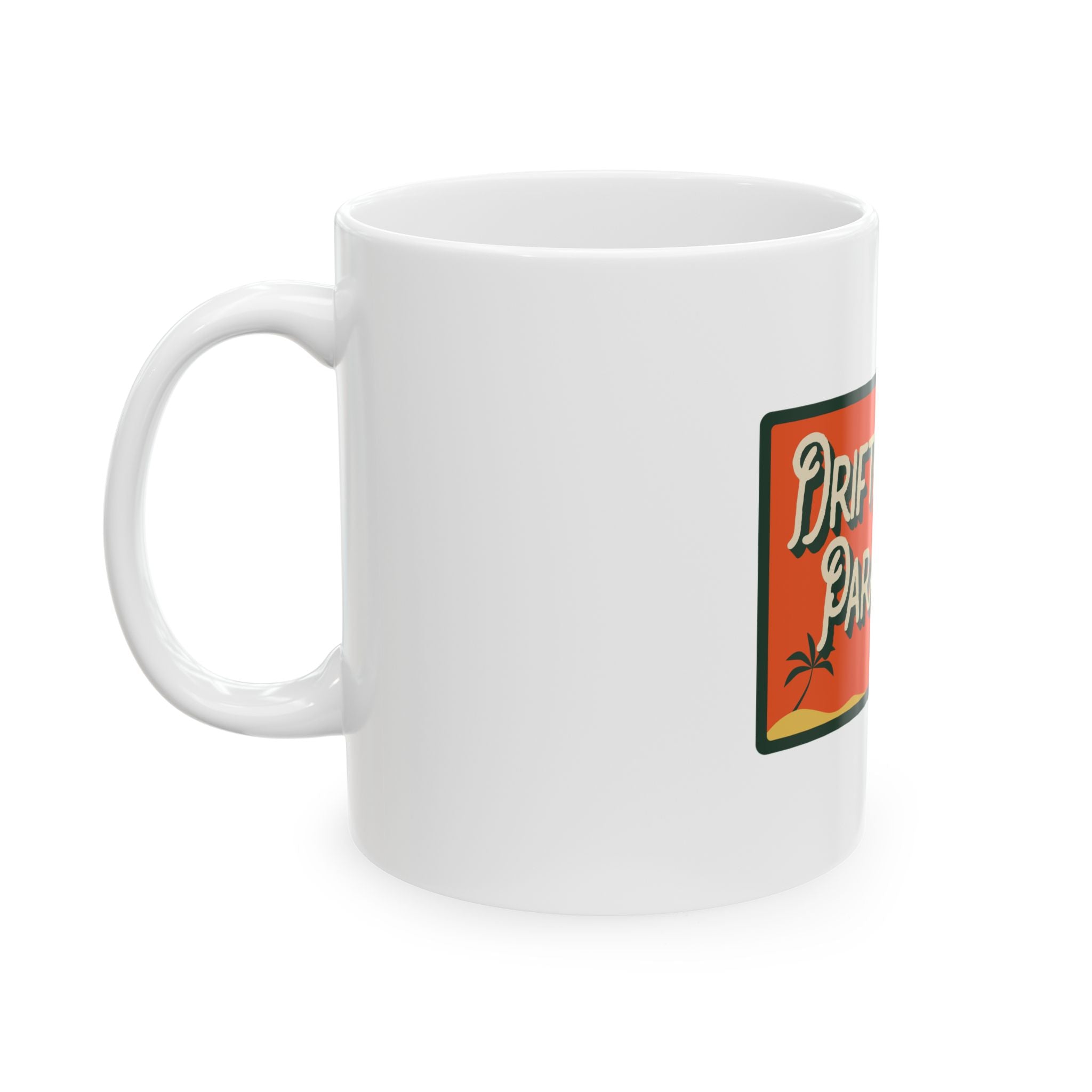 Drifters Paradise Retro Graphic Novelty Ceramic Coffee Mug