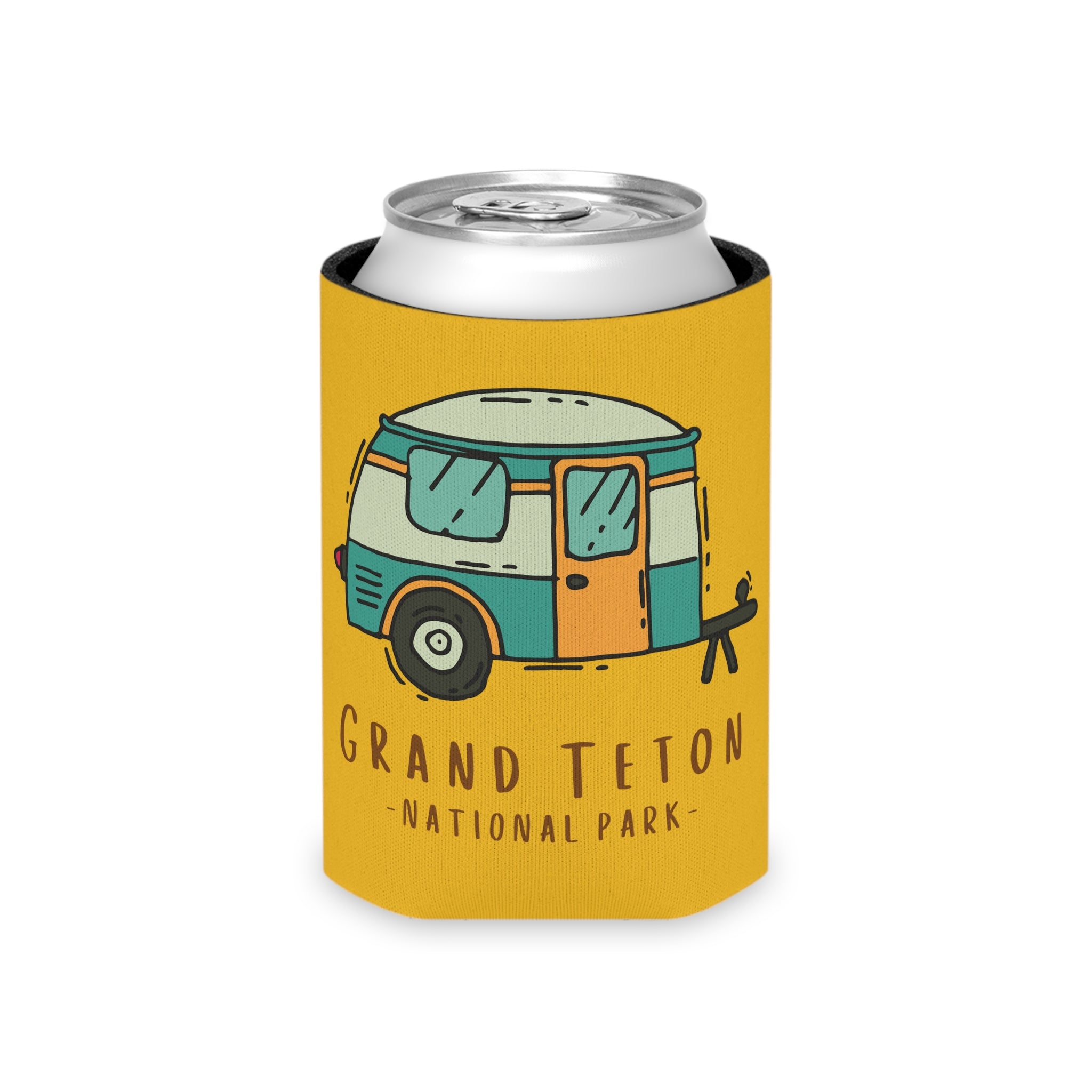 Grand Teton National Park Souvenir Beer Soda Can Cooler Koozie