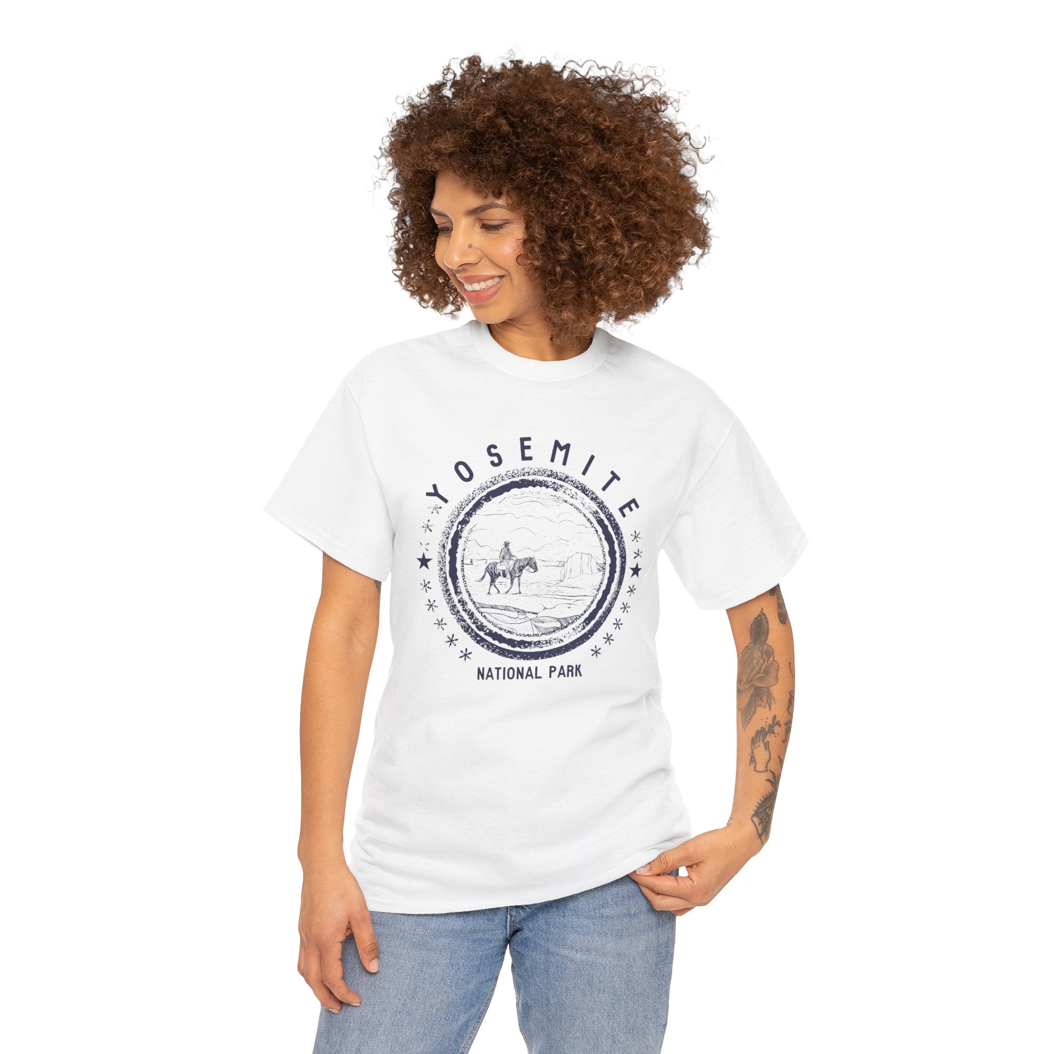 Yosemite National Park Camping Unisex Womens Mens T-Shirt