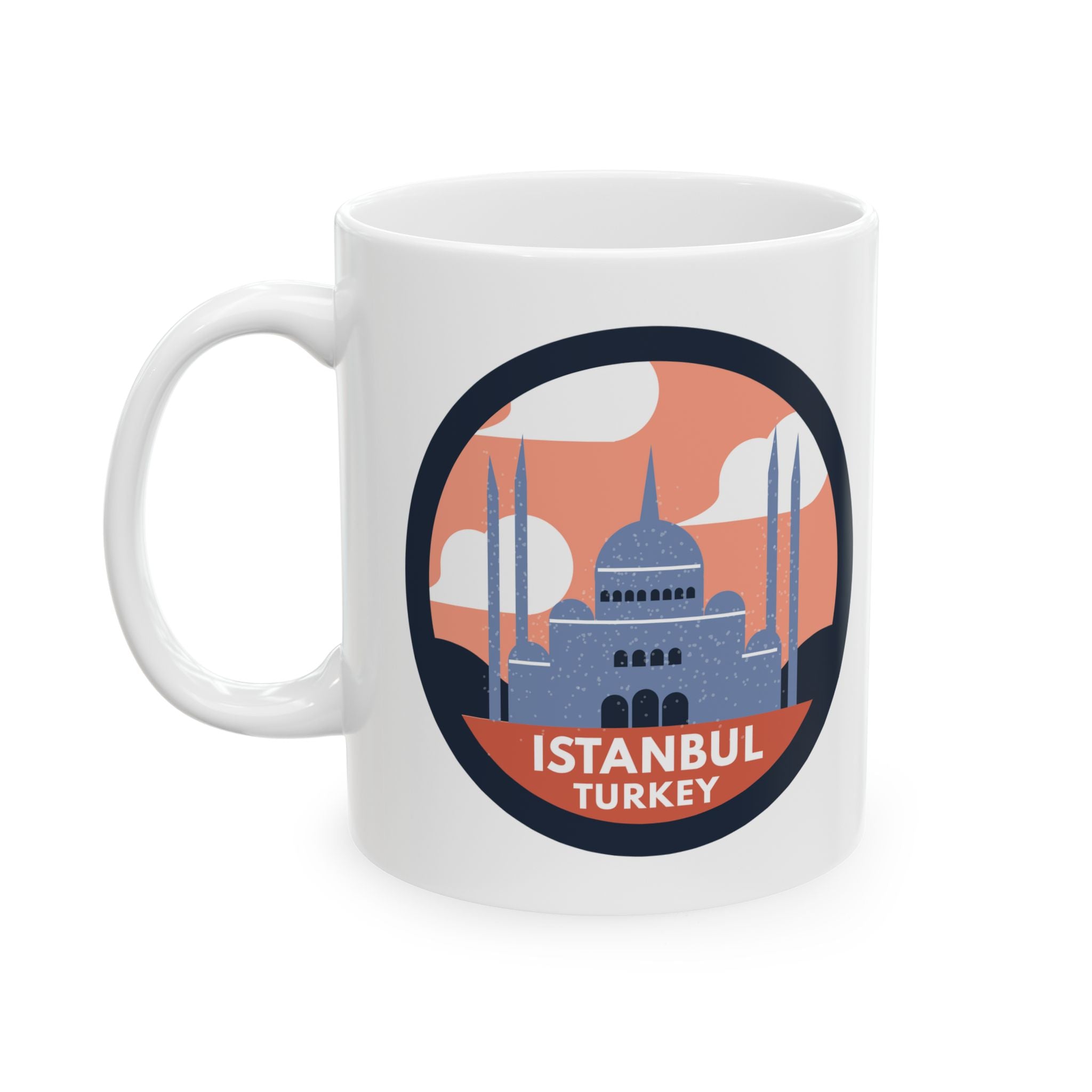 Istanbul Turkey Souvenir Travel Gift Ceramic Coffee Mug