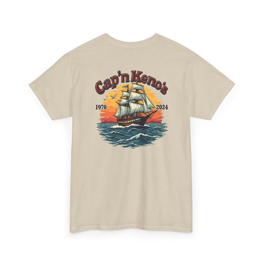 Cap'n Kenos Encinitas California Tribute Sailor Graphic Tee