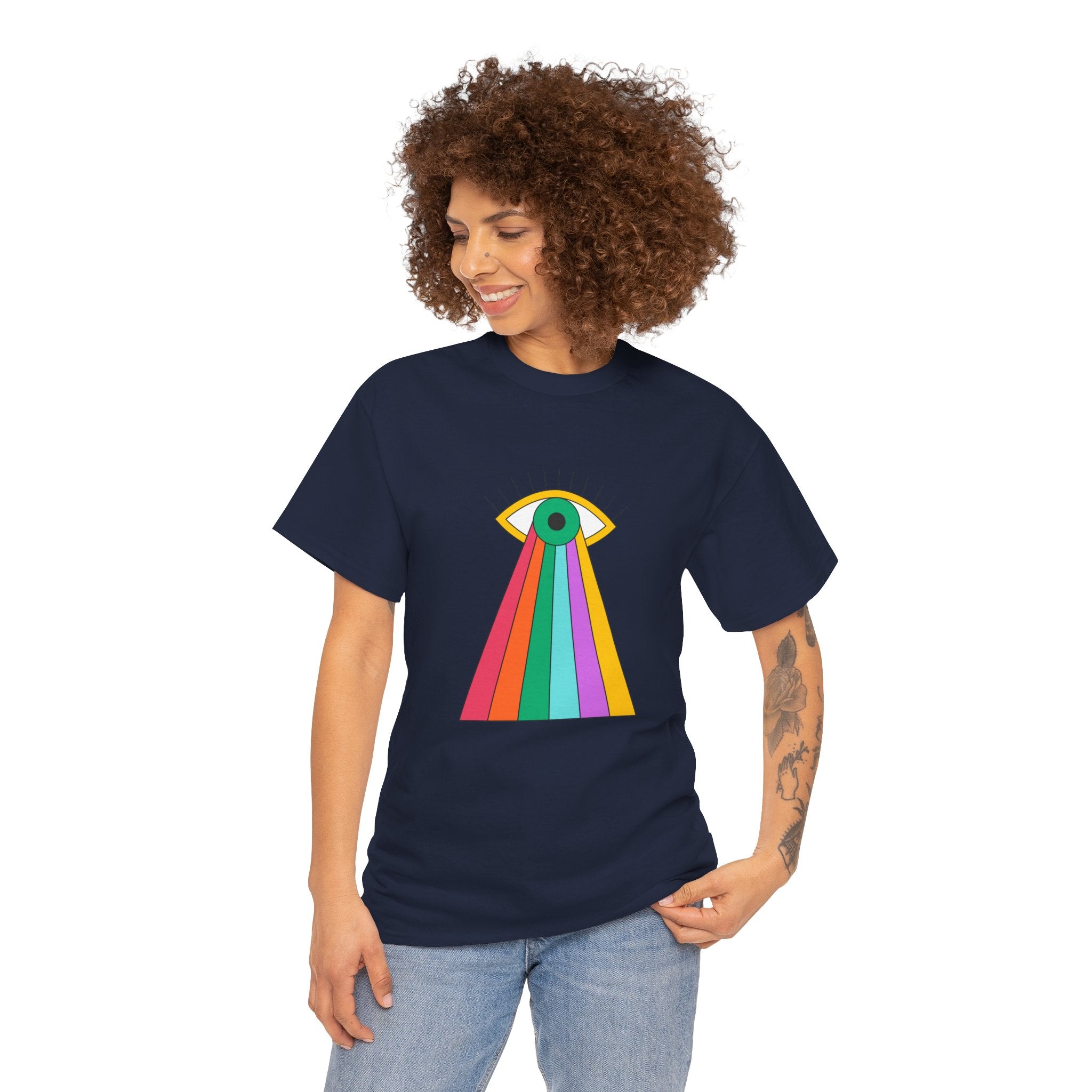 Cute Retro Vintage Eye Unisex Graphic Novelty Shirt Tee