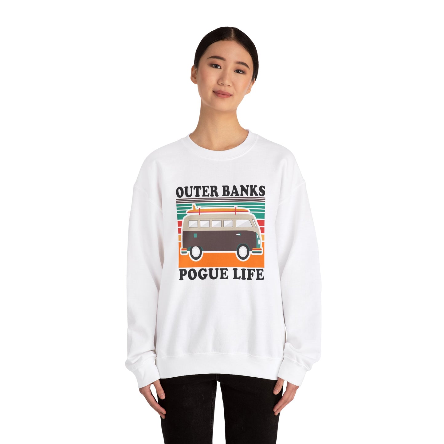 Pogue Life Outer Banks TV Show Unisex Heavy Crewneck Sweatshirt
