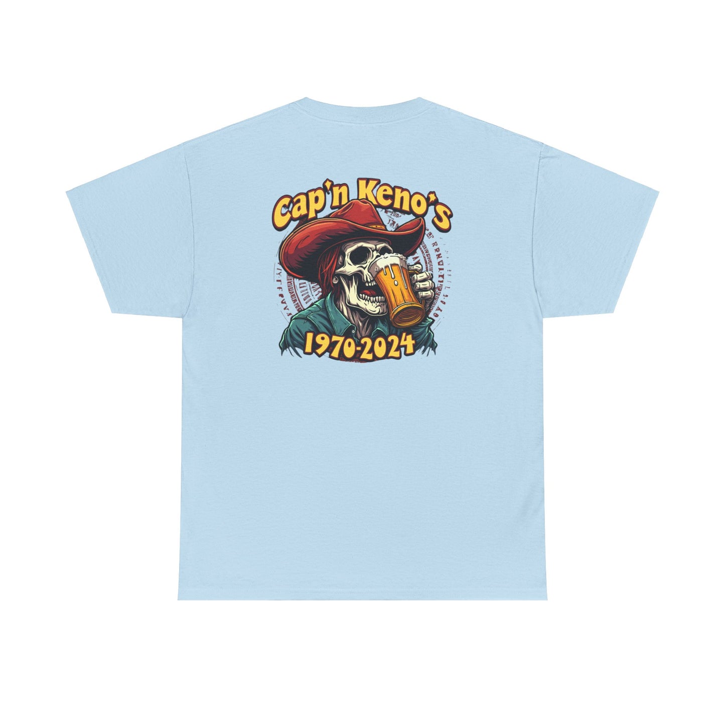 Cap'n Kenos Vintage Skull Graphic T-Shirt