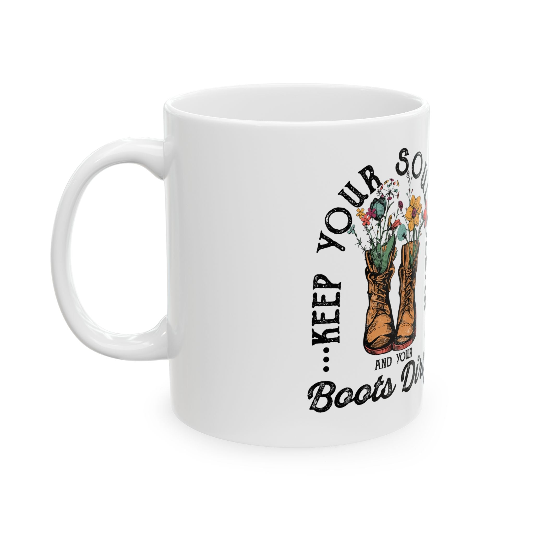 Cute Women's Boho Motivation Positivity Ceramic Coffee Mug