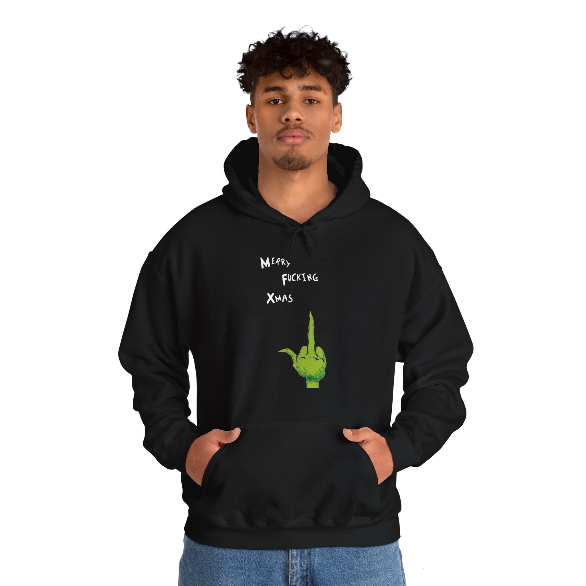 Merry F*cking Christmas Funny Grinch Movie Unisex Hoodie