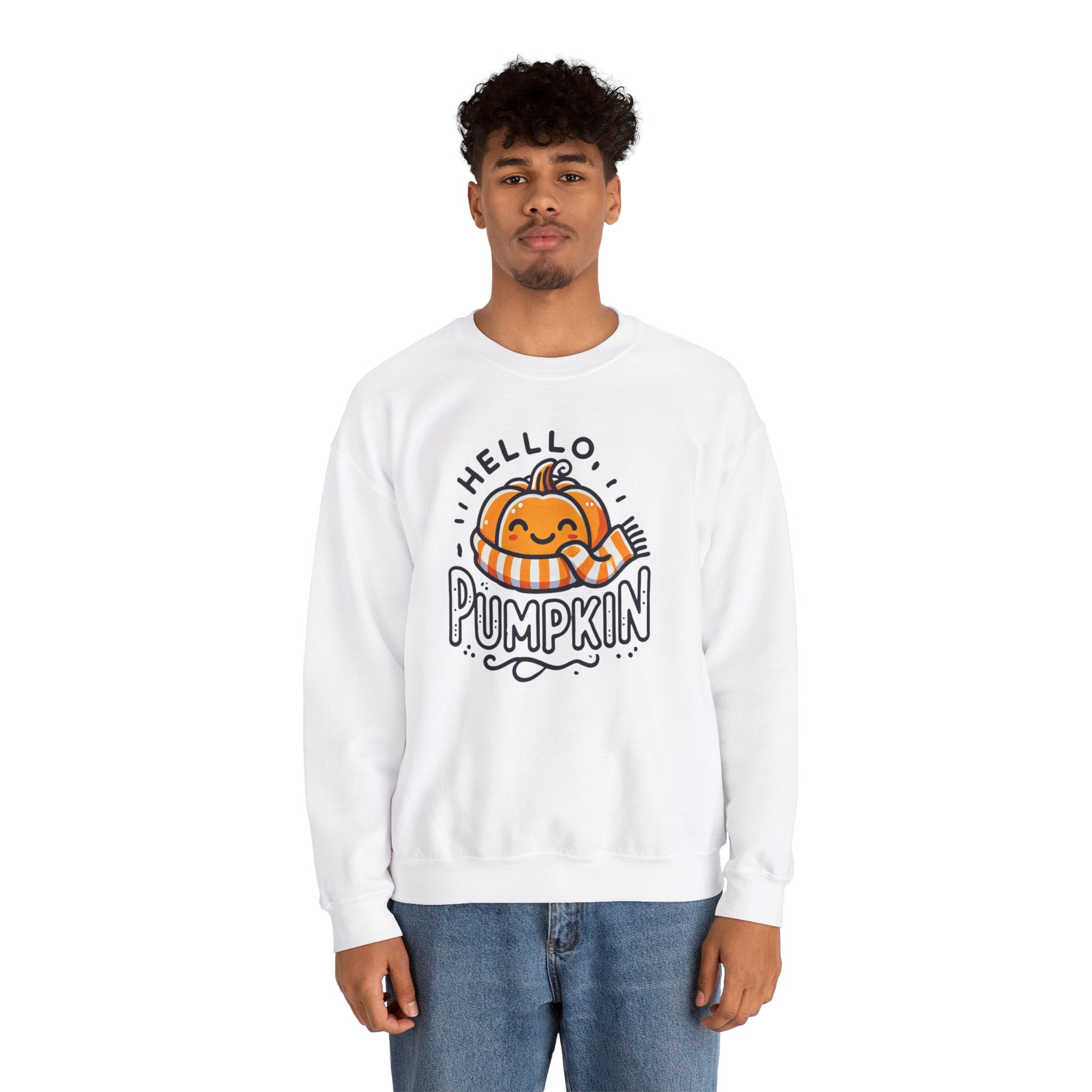 Hello, Pumpkin Smiling Pumpkin Sweatshirt