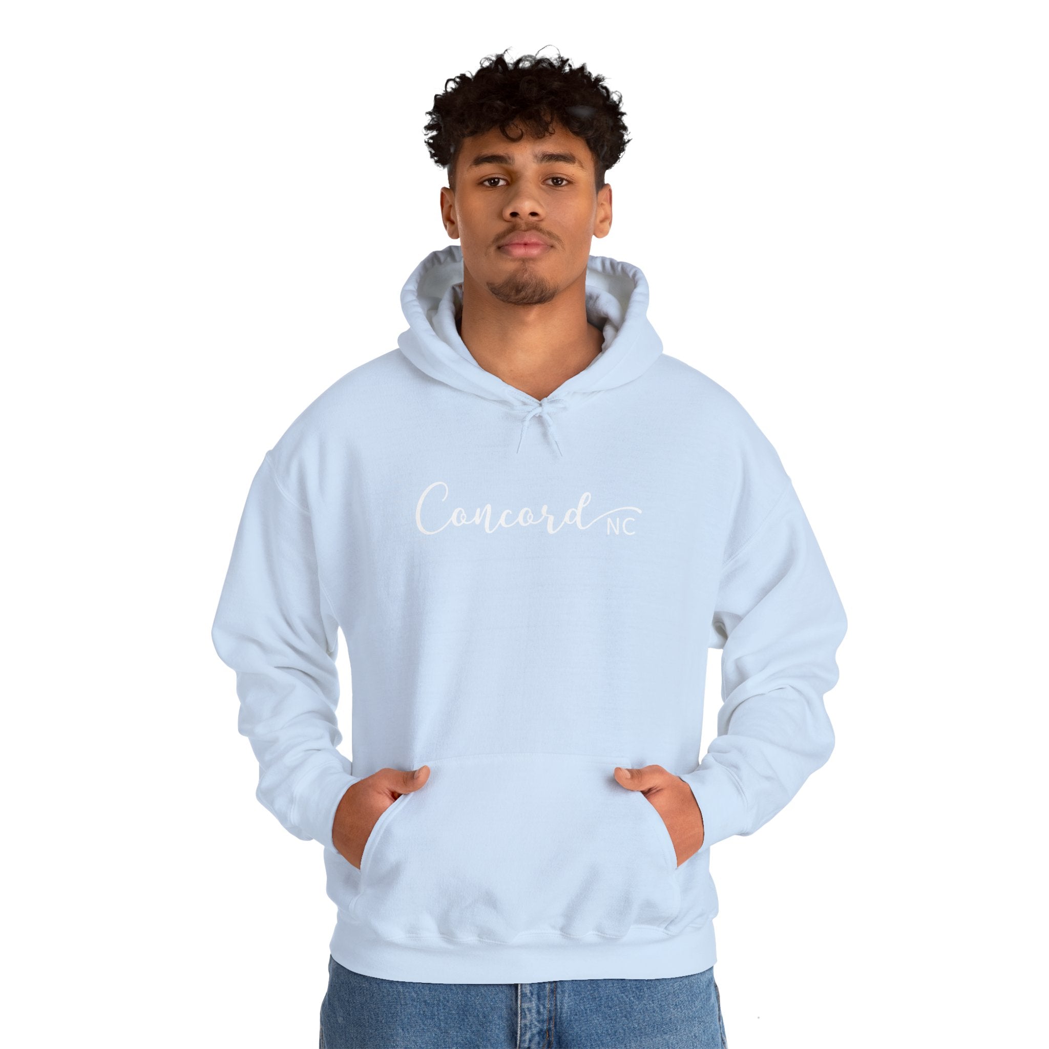 Concord North Carolina NC State Cursive Hoodie