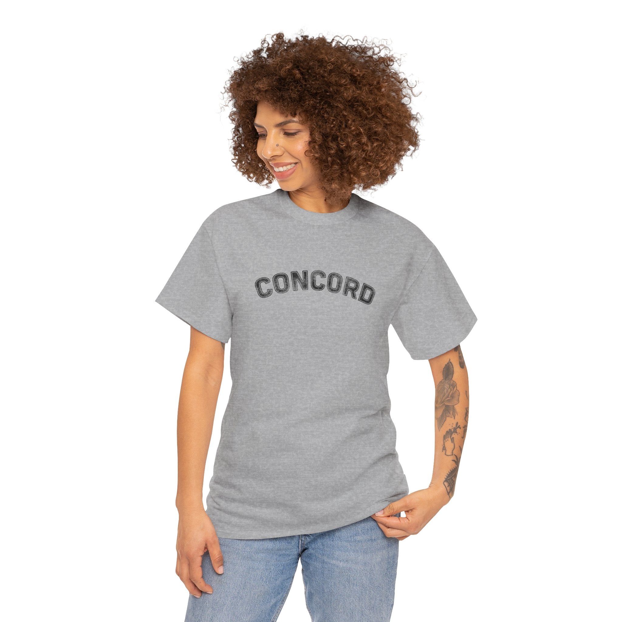 Concord North Carolina NC Curved Unisex T-Shirt