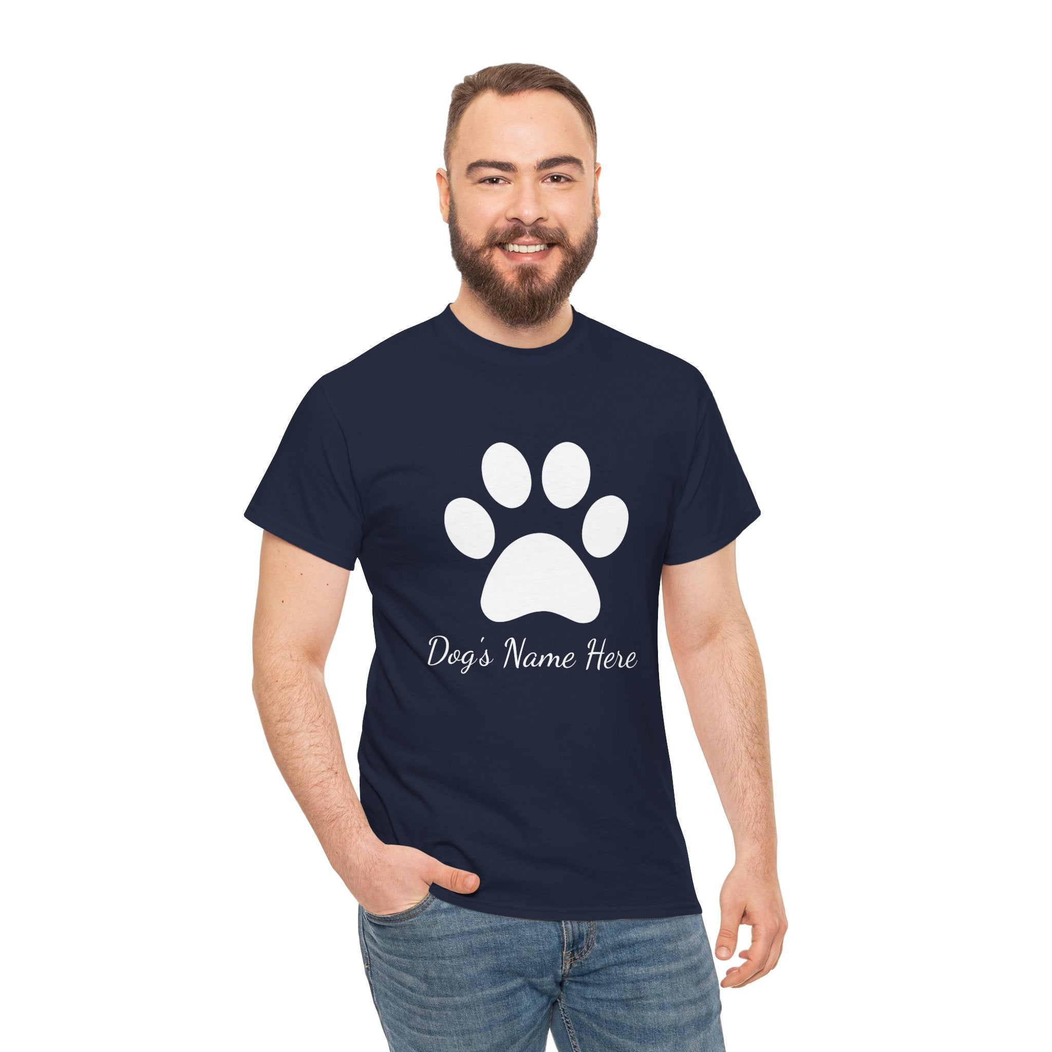 Copy of Custom Name Dog Lover Animal Paw Mens Womens Gift Shirt