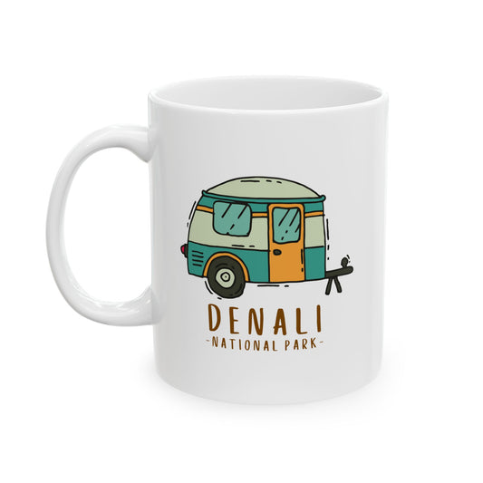 Denali National Park Travel Souvenir Ceramic Outdoor Camping Coffee Mug