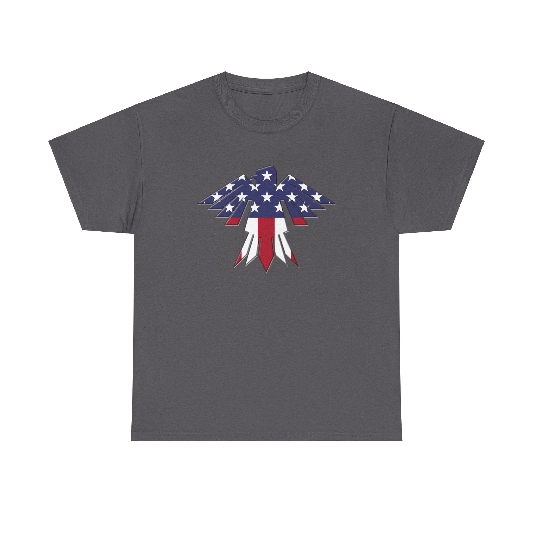 Patriotic Eagle USA Flag Unisex Heavy Cotton Tee