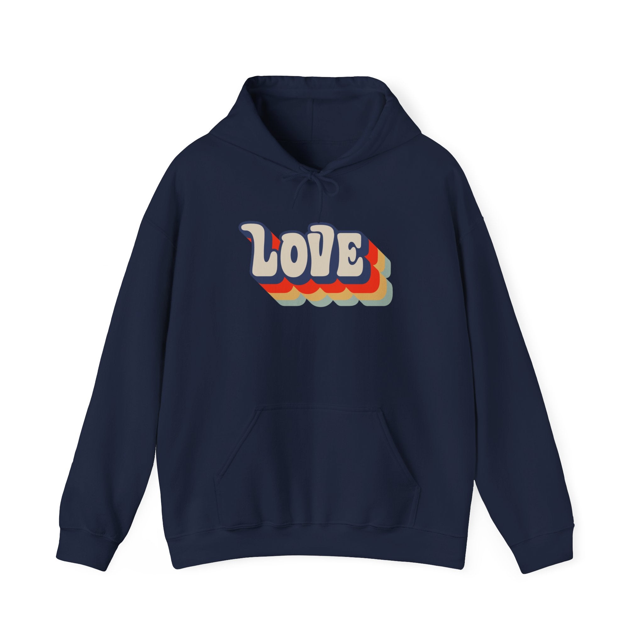 Love Retro Vintage Unisex Hoodie