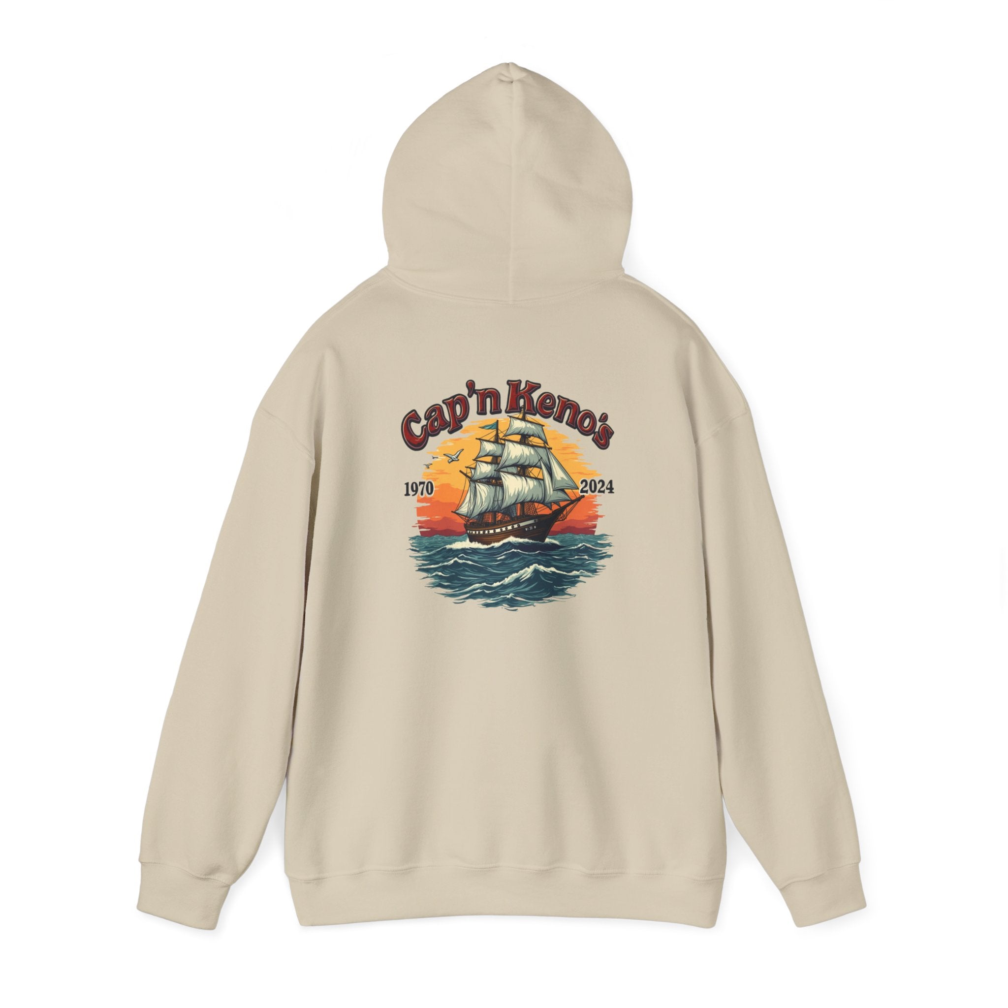 Cap'n Kenos Encinitas California Tribute Sailor Graphic Unisex Hoodie