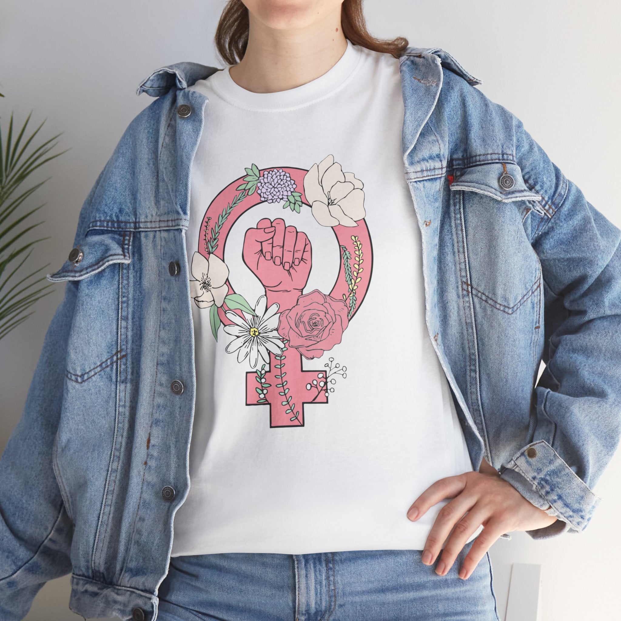 Women's Rights Feminist Girl Heavy Cotton T-Shirt