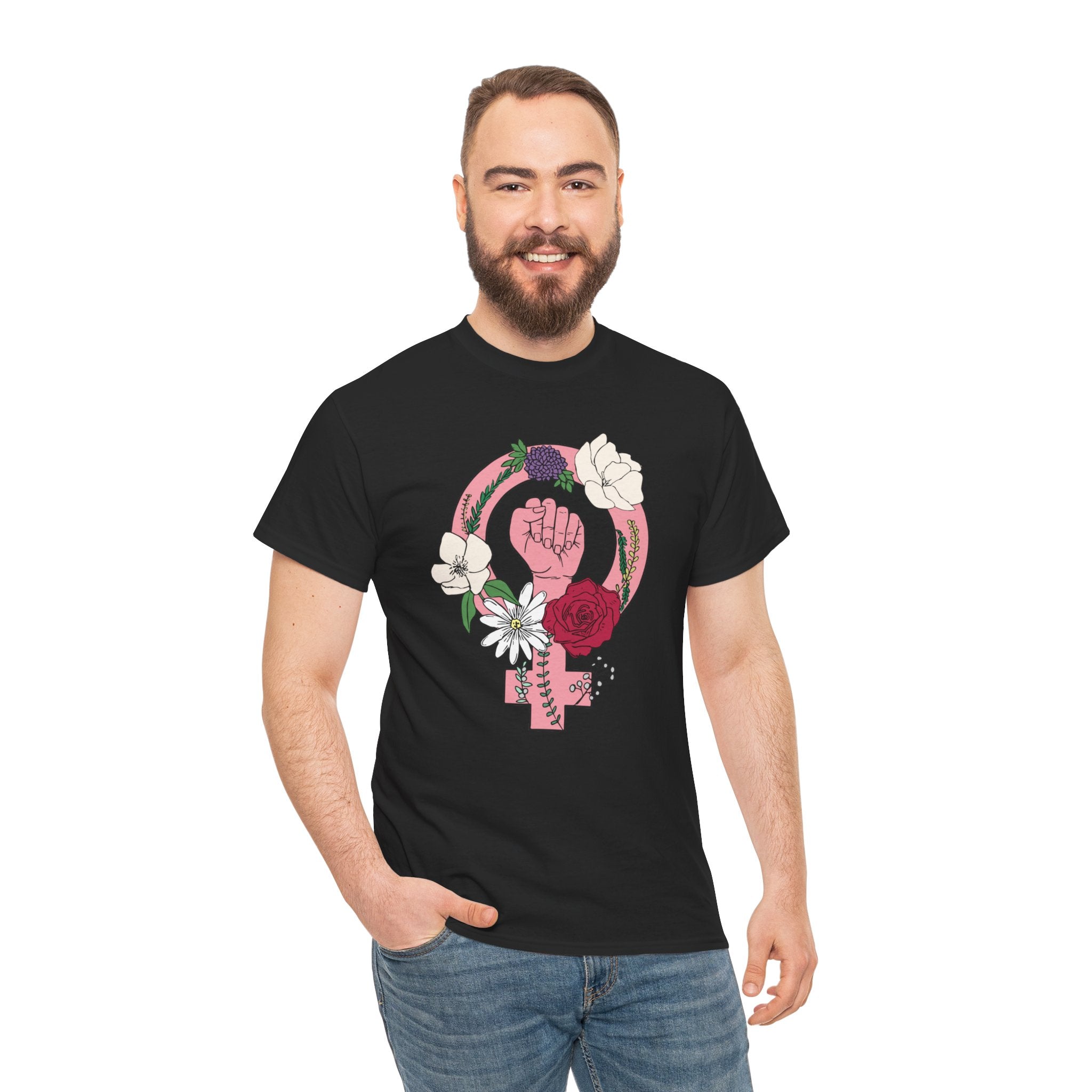 Women's Rights Feminist Girl Heavy Cotton T-Shirt