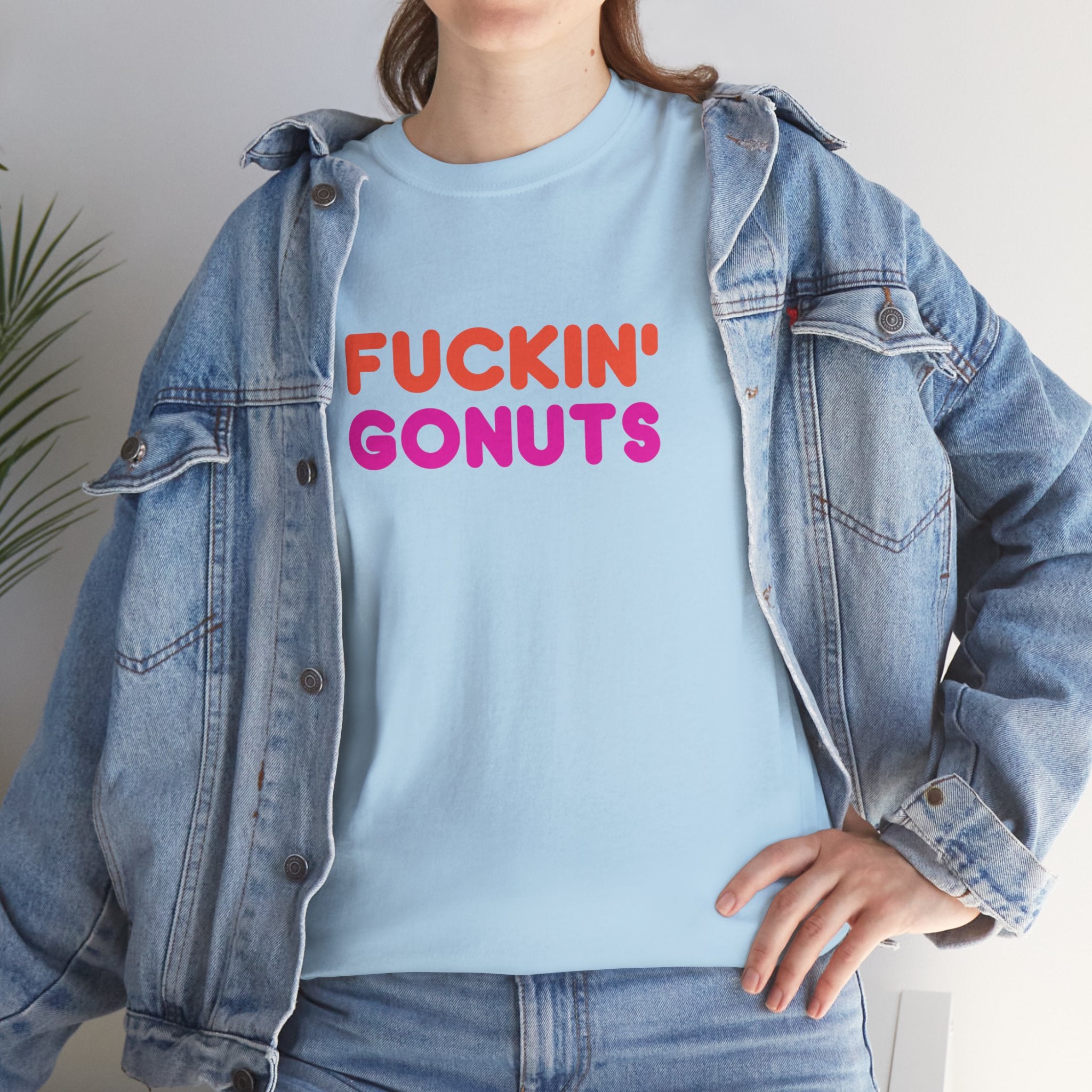 Funny Fuckin' Gonuts Dunkin Meme Novelty Graphic Tee