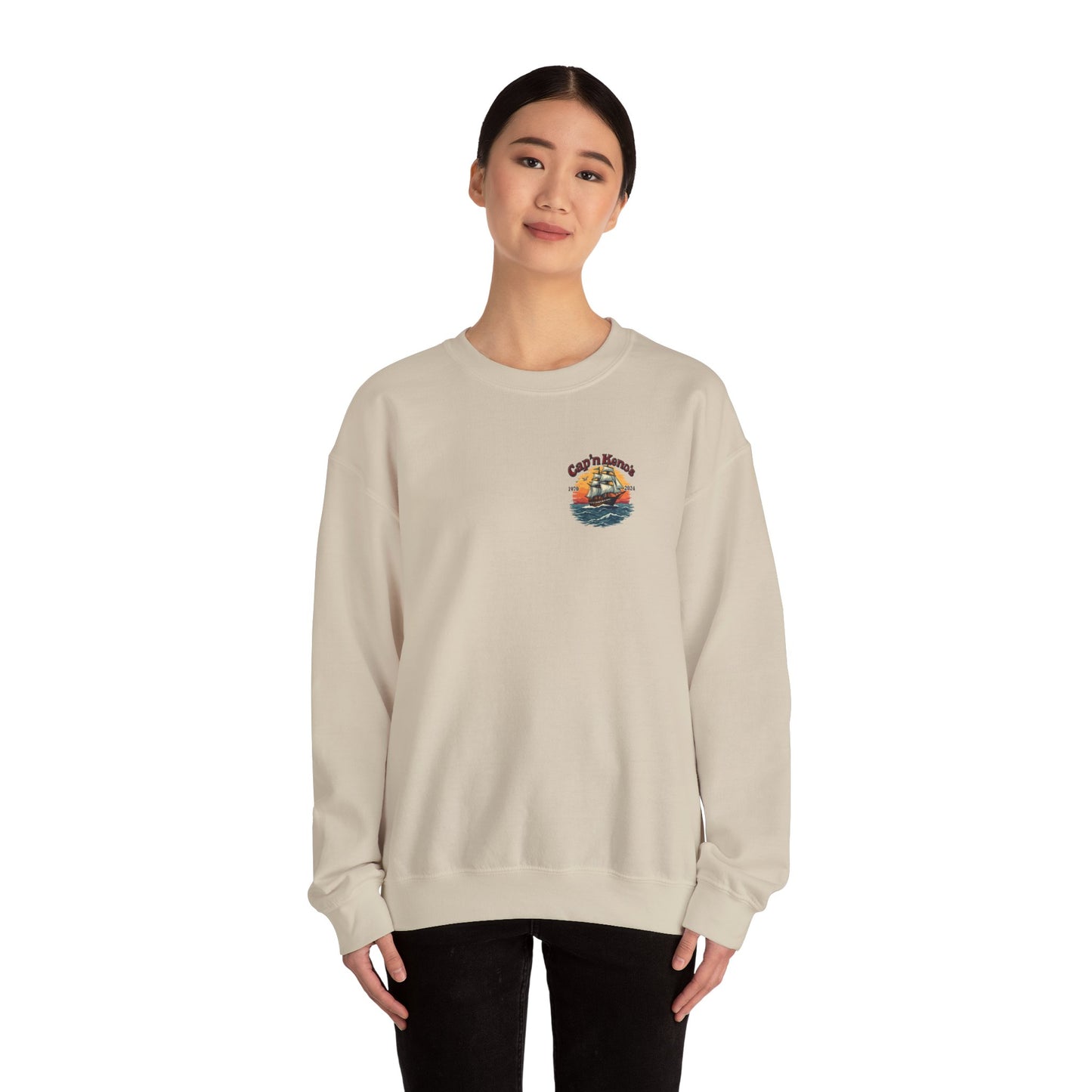 Cap'n Kenos Encinitas California Tribute Sailor Graphic Unisex Sweatshirt