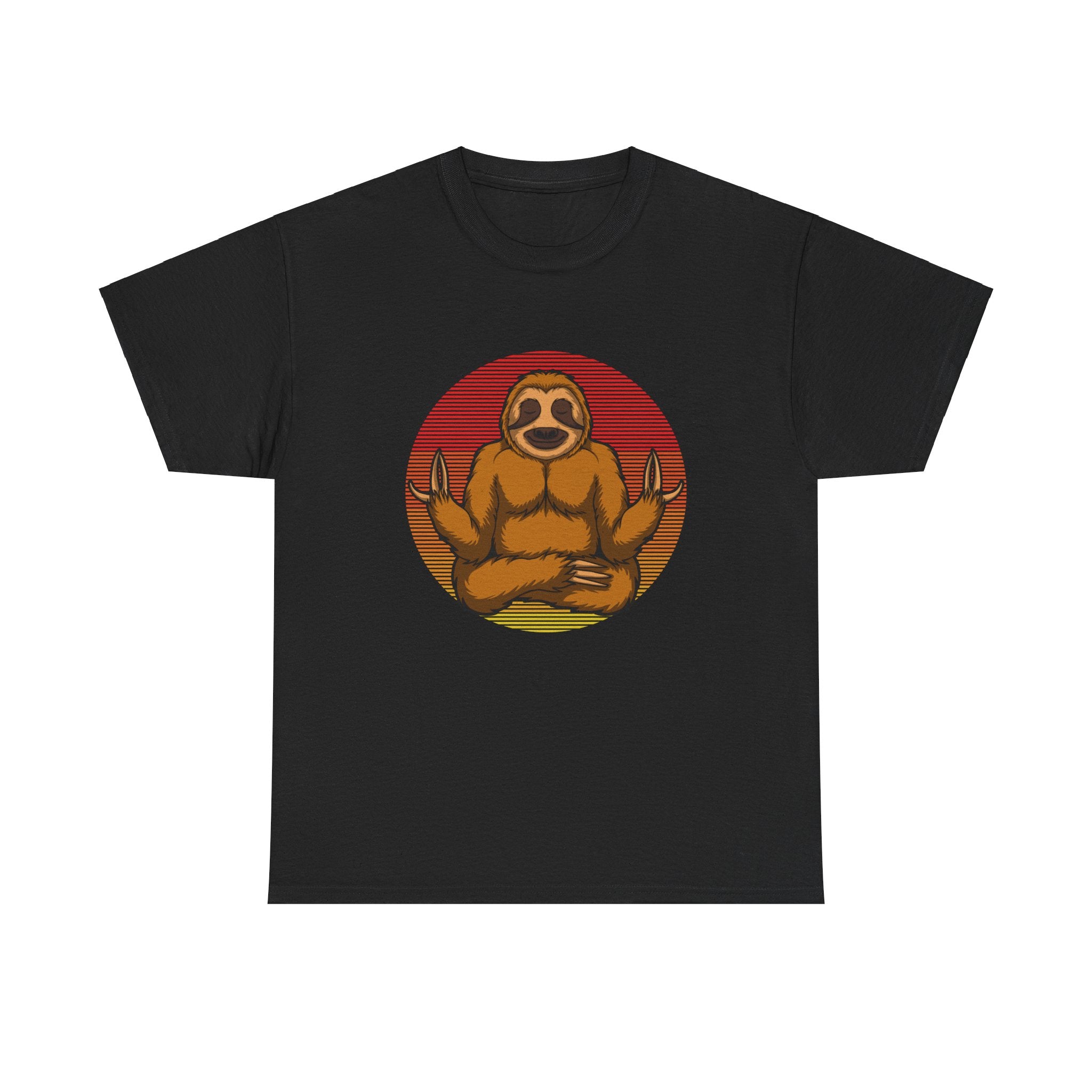 Sloth Meditating Yoga Unisex T-Shirt