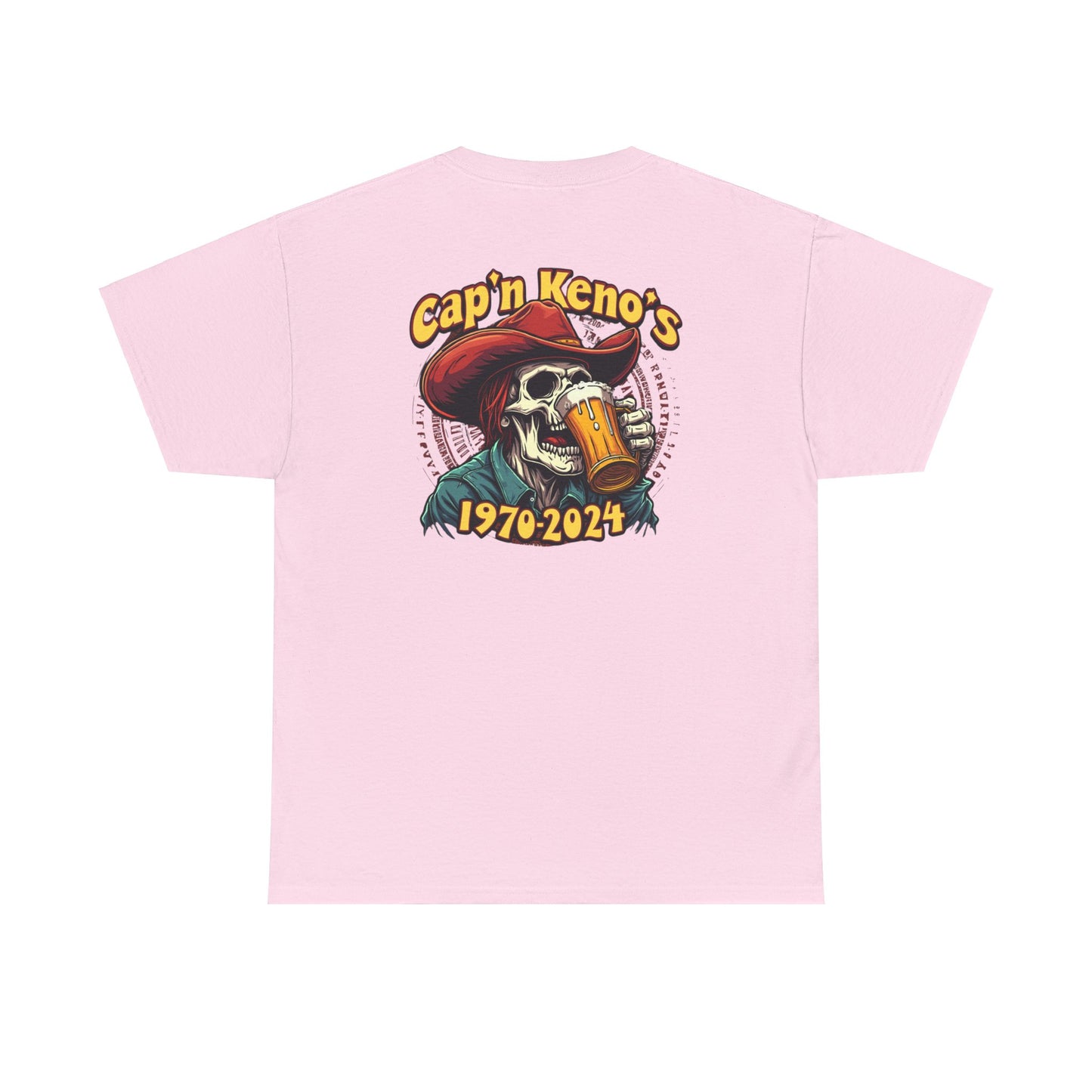 Cap'n Kenos Vintage Skull Graphic T-Shirt