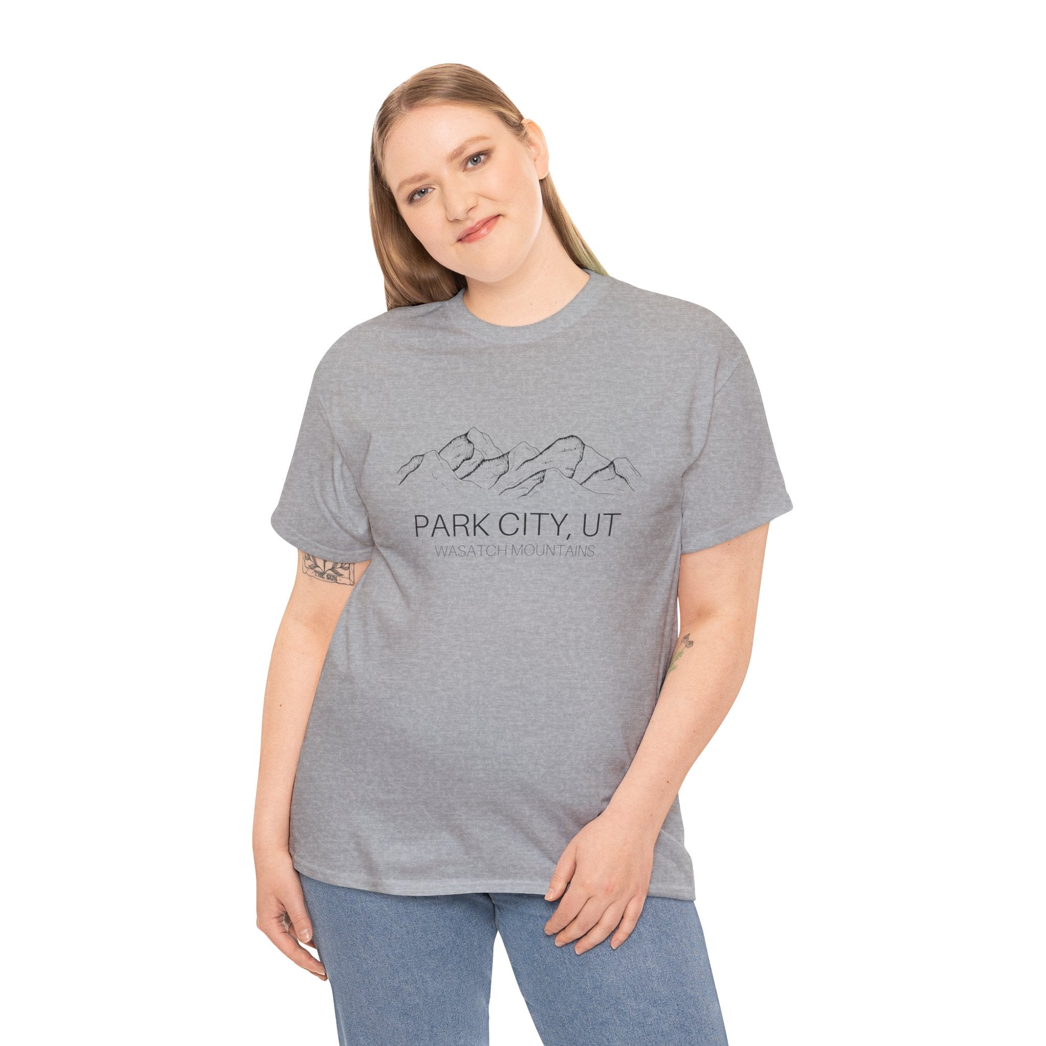 Vintage Park City Utah Souvenir Tourist Unisex Graphic Novelty T-Shirt