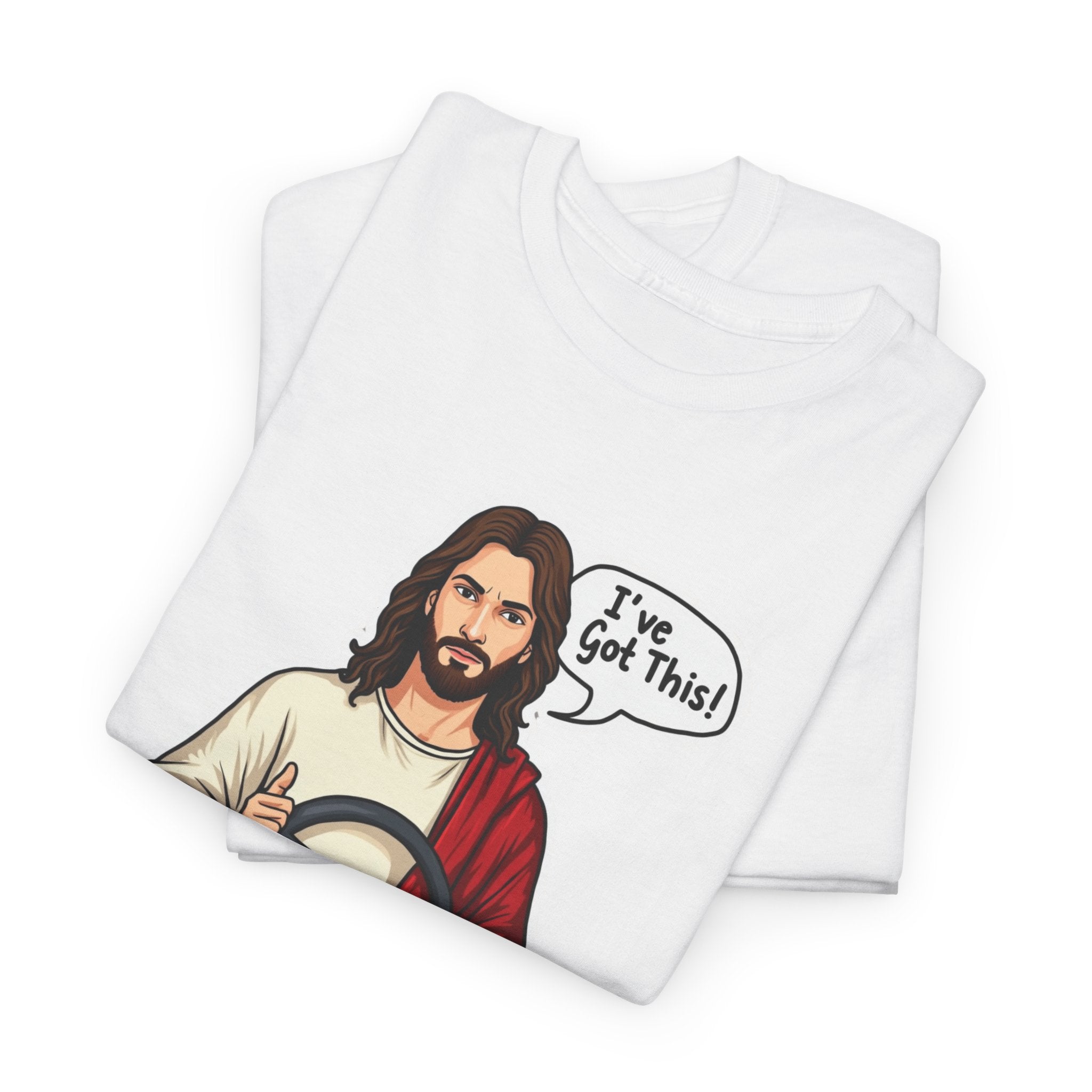 Funny Jesus JDM Car Unisex Tee, Sarcastic Graphic T-Shirt