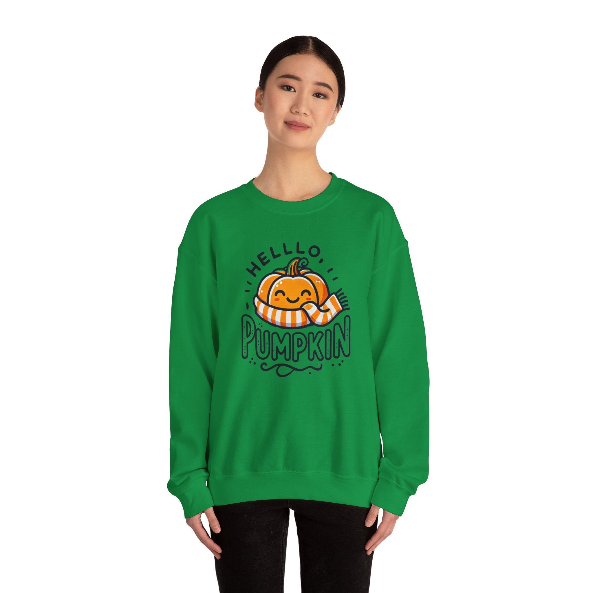 Hello, Pumpkin Smiling Pumpkin Sweatshirt