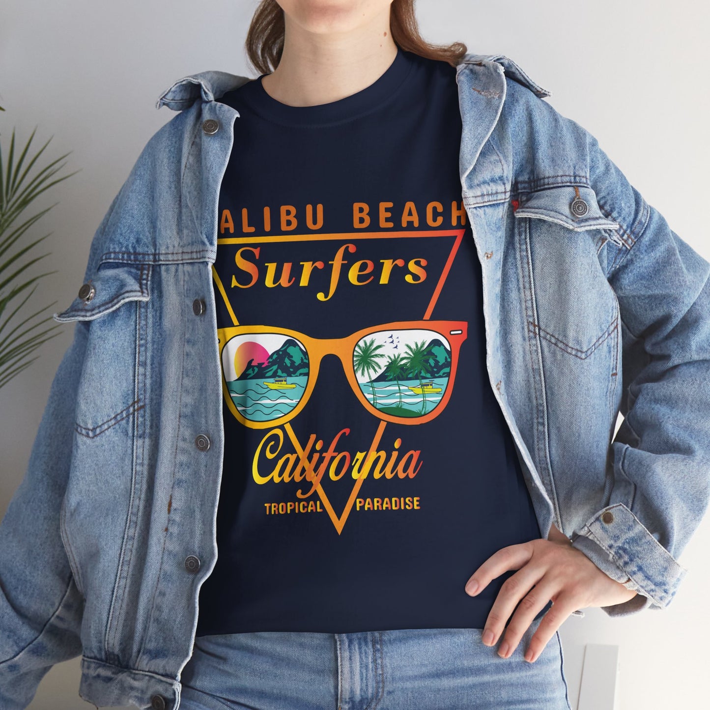 Malibu Beach Los Angeles California Souvenir Unisex T-Shirt