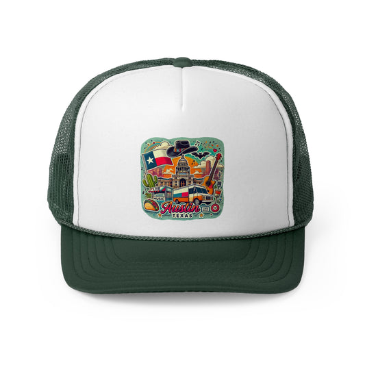 Austin Texas ATX Travel Souvenir Trucker Caps