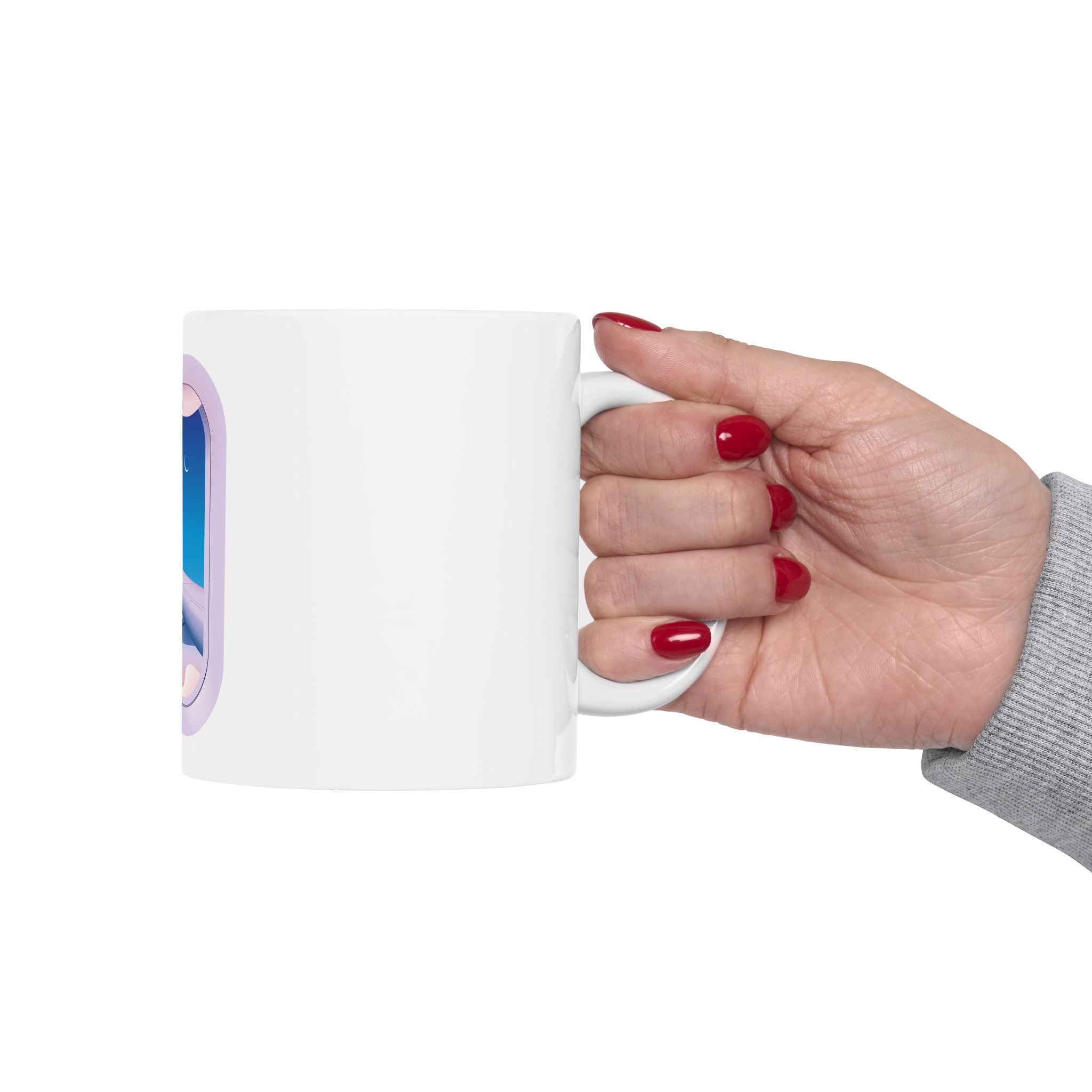 Cute Aesthetic Airplane Ceramic Teen Coffee Mug