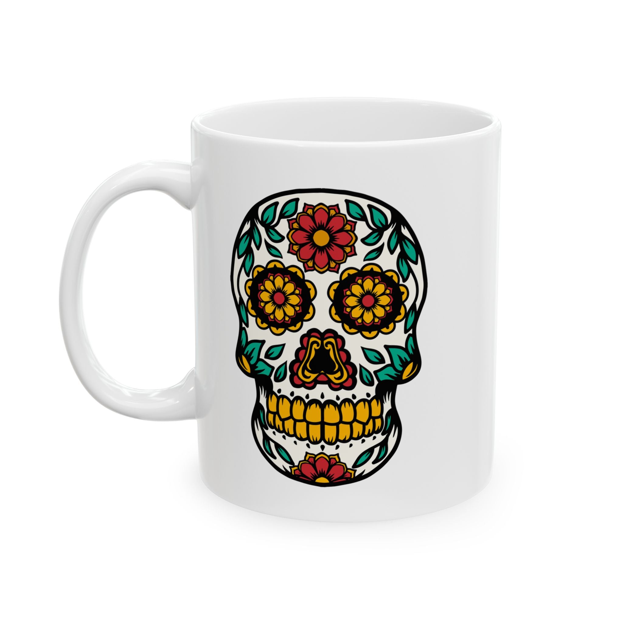 Sugar Skull Mexico Meme Coffee Ceramic Mug