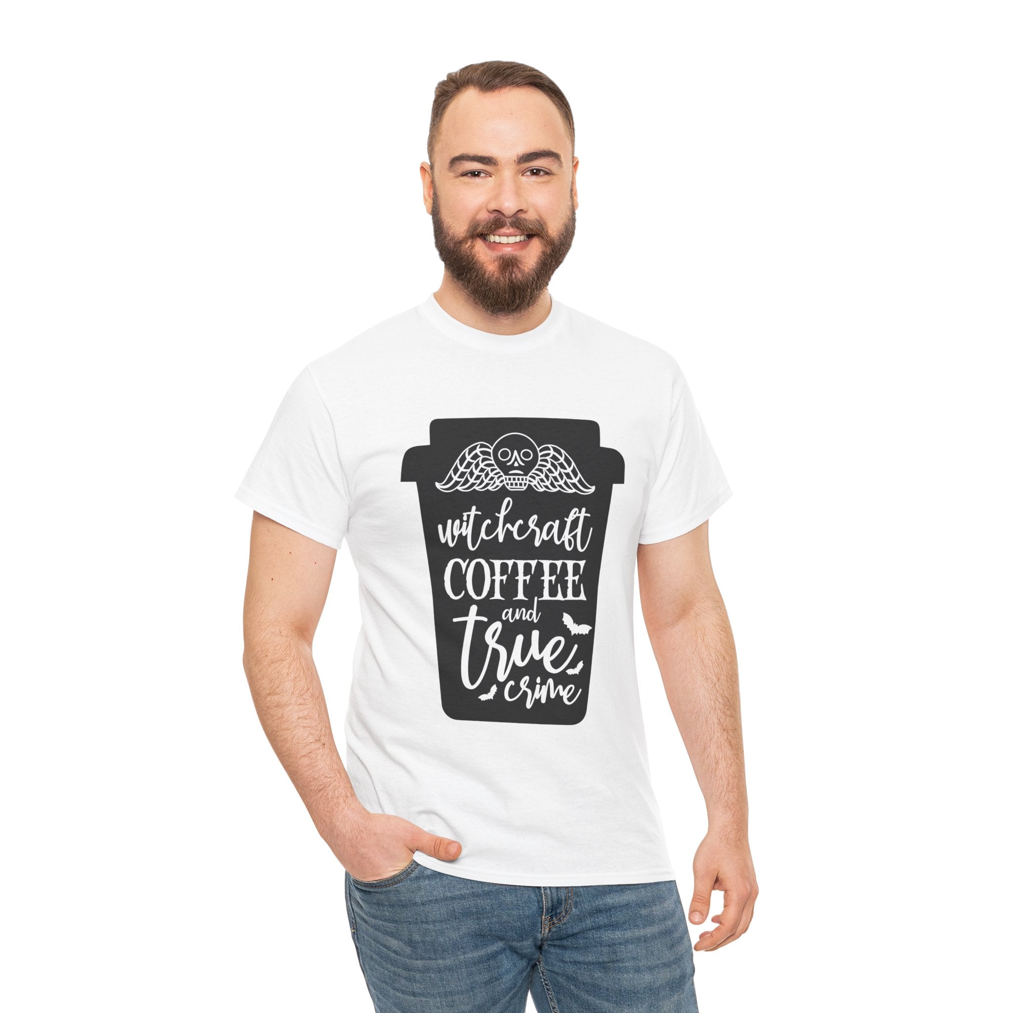 Copy of Witchcraft Coffee And True Crime Unisex Graphic Novelty Tee