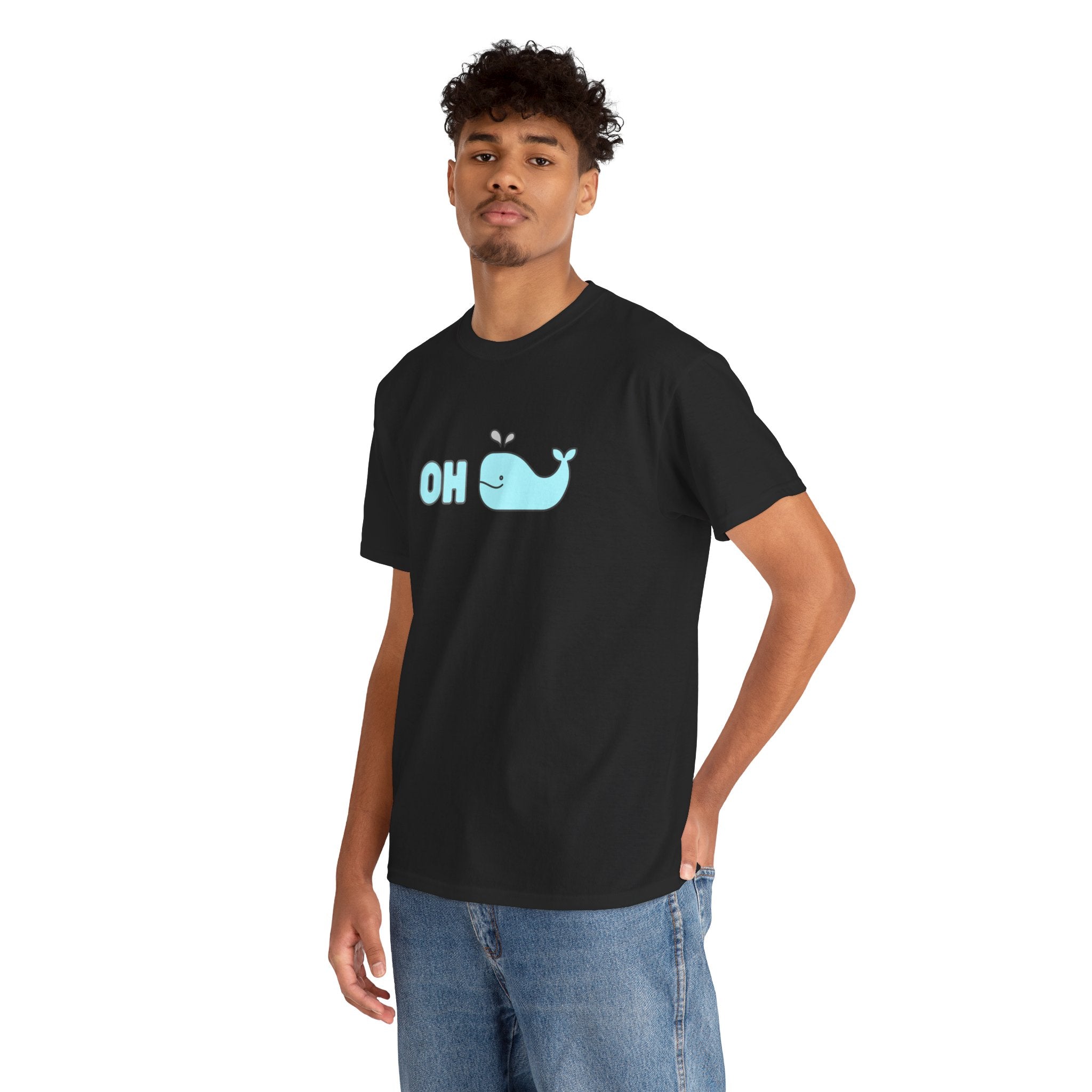 Oh Whale Funny Cute Graphic Novelty Gift Unisex T-Shirt