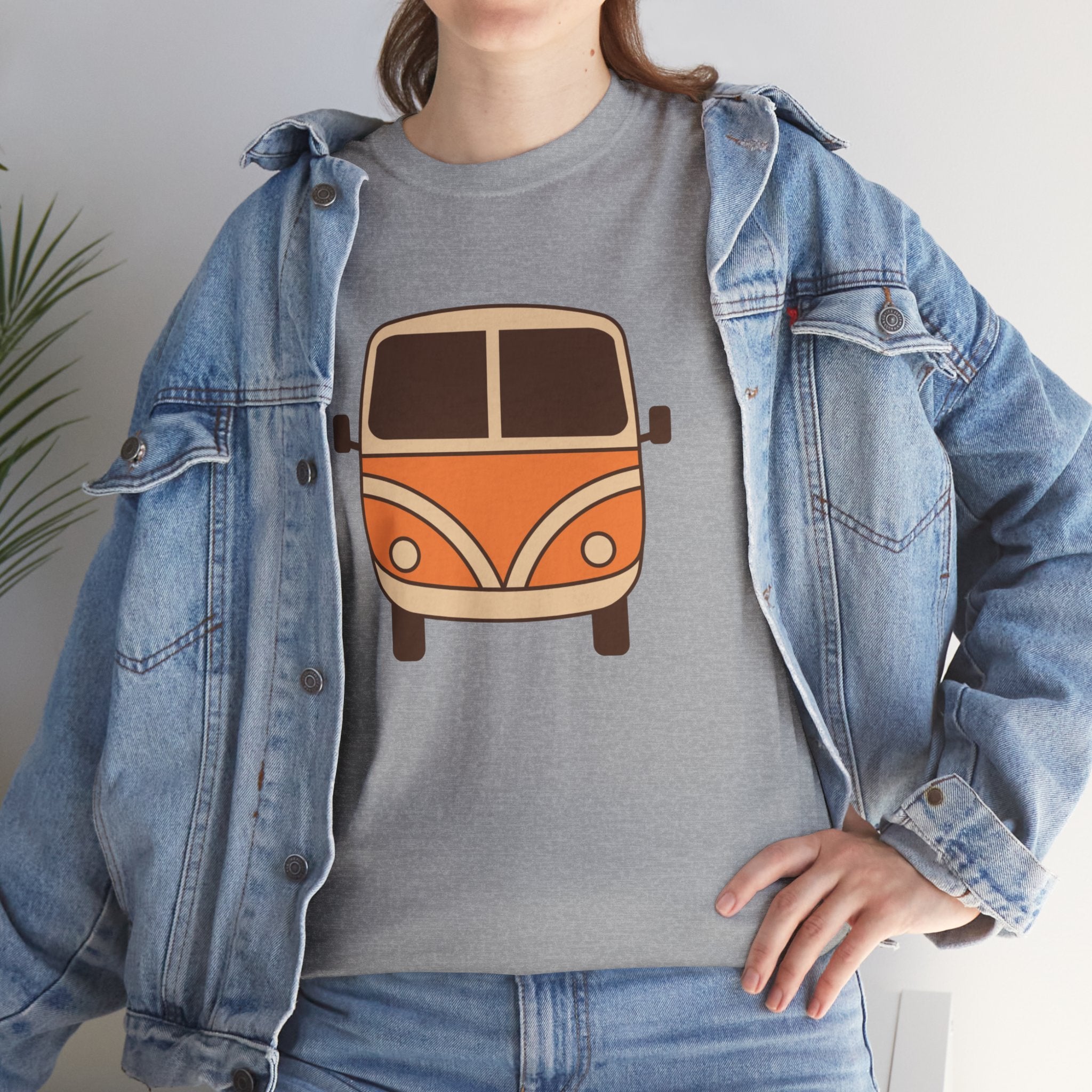 Cute Retro Vintage Bus Aesthetic Unisex Graphic Novelty Shirt Tee