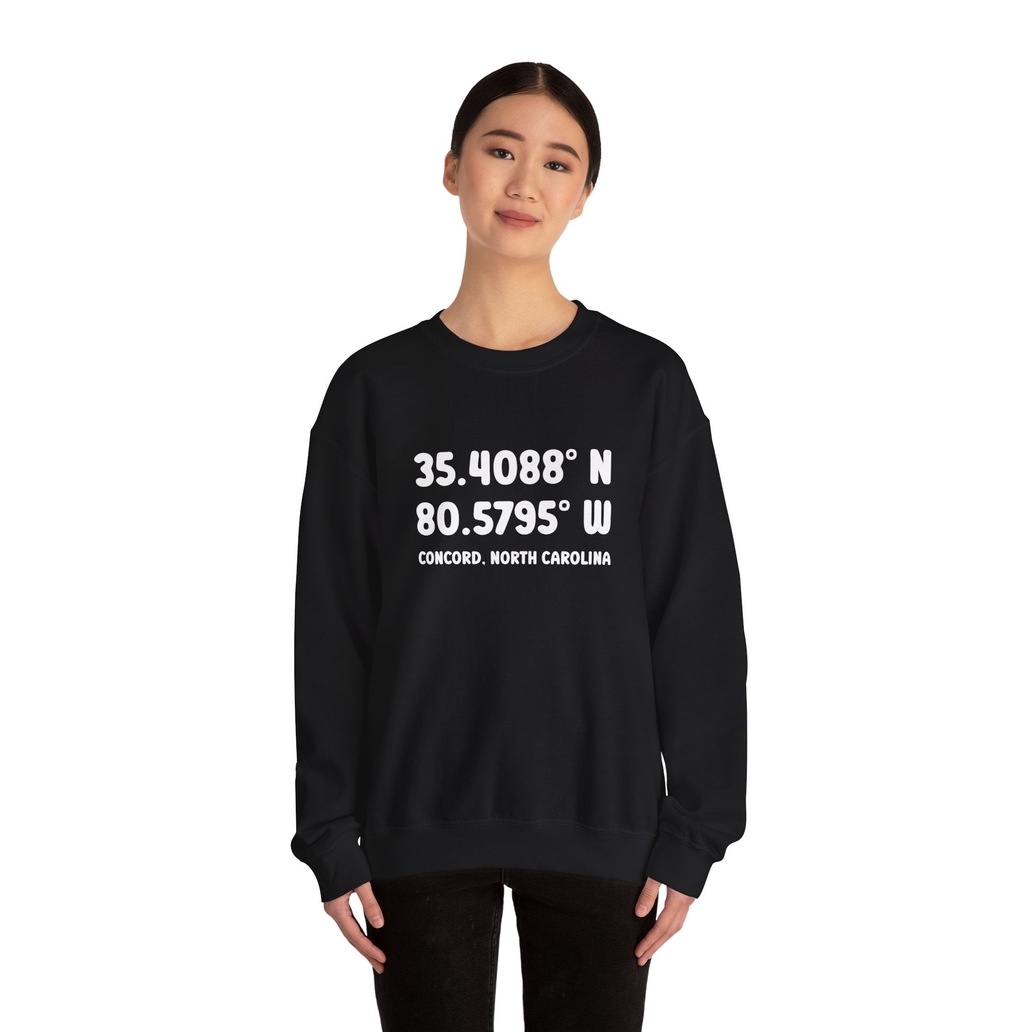 Concord North Carolina NC Coordinance Crewneck Sweatshirt