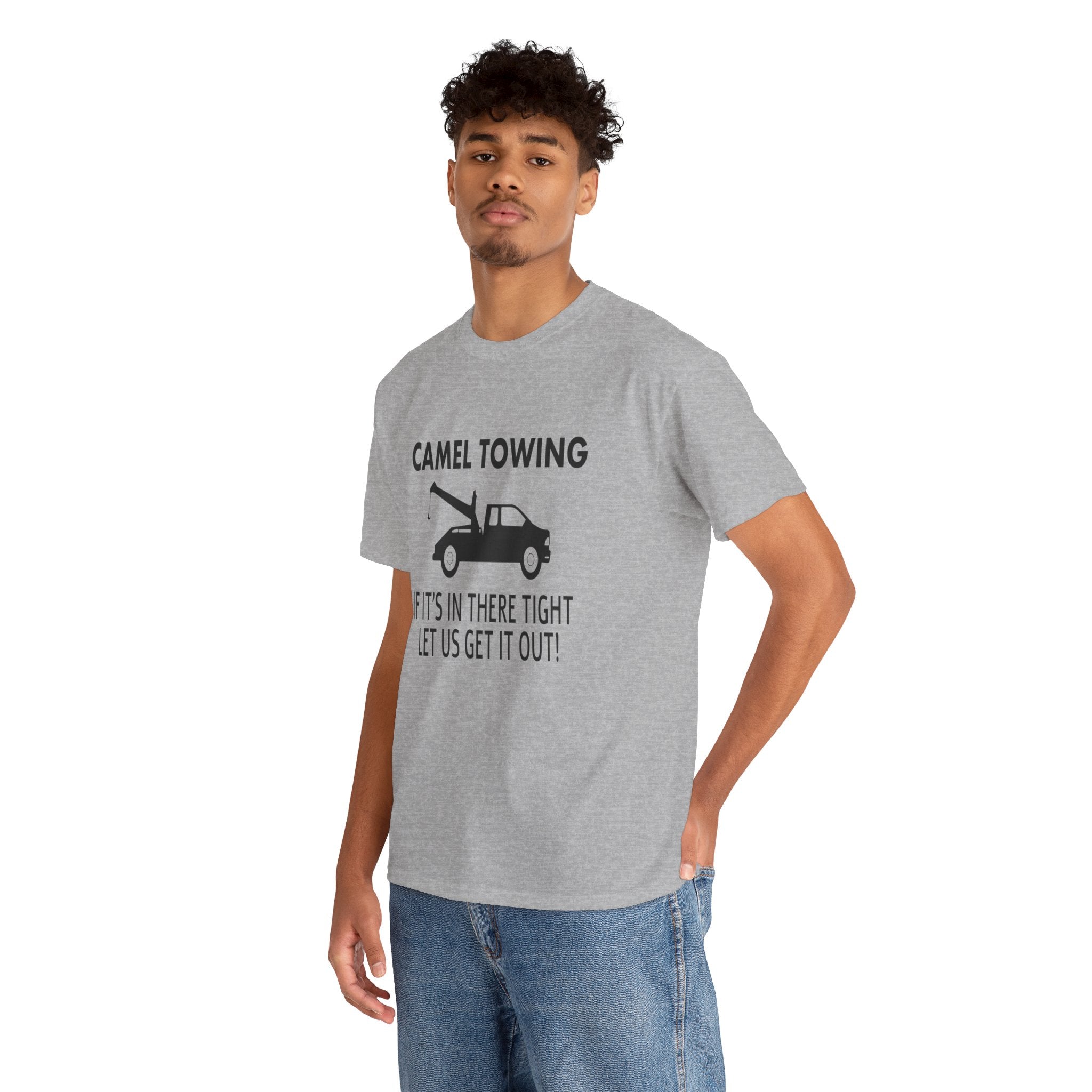 Funny Camel Towing Adult Humor Unisex Graphic Novelty T-Shirt