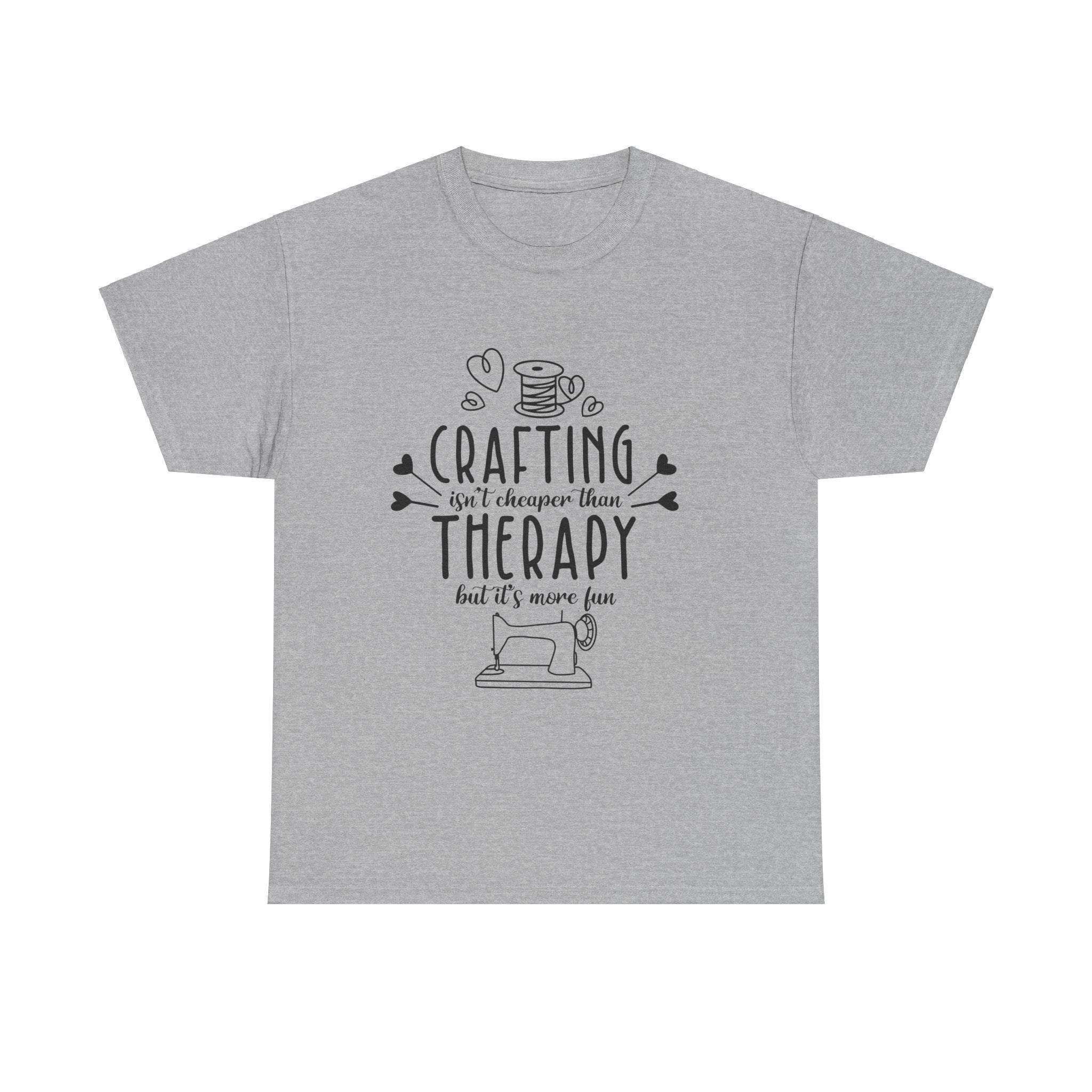 Crafting Isn’t Cheap, It’s Therapy Funny Unisex Graphic Tee