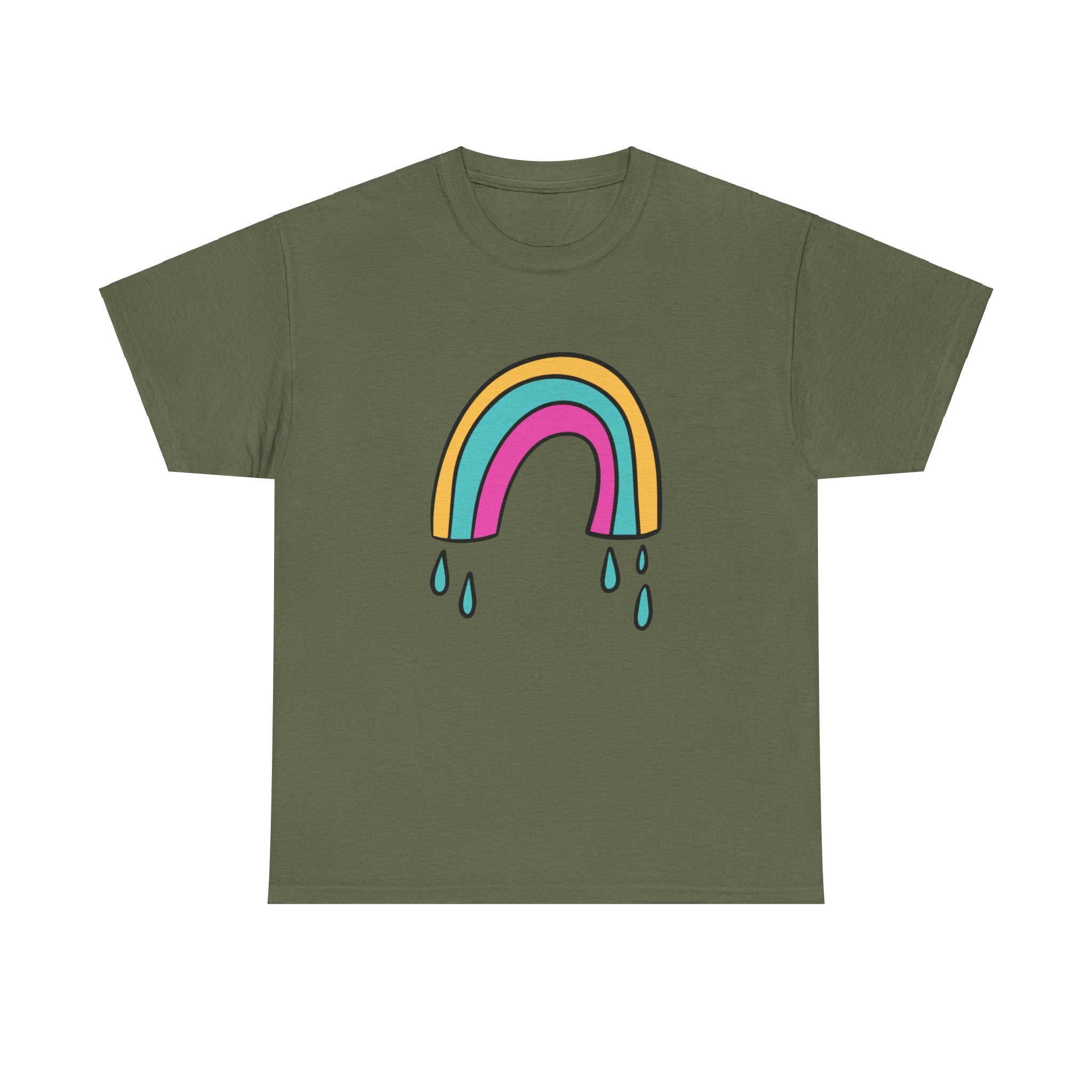 Cute Rainbow Boho Unisex Graphic Novelty Shirt Tee