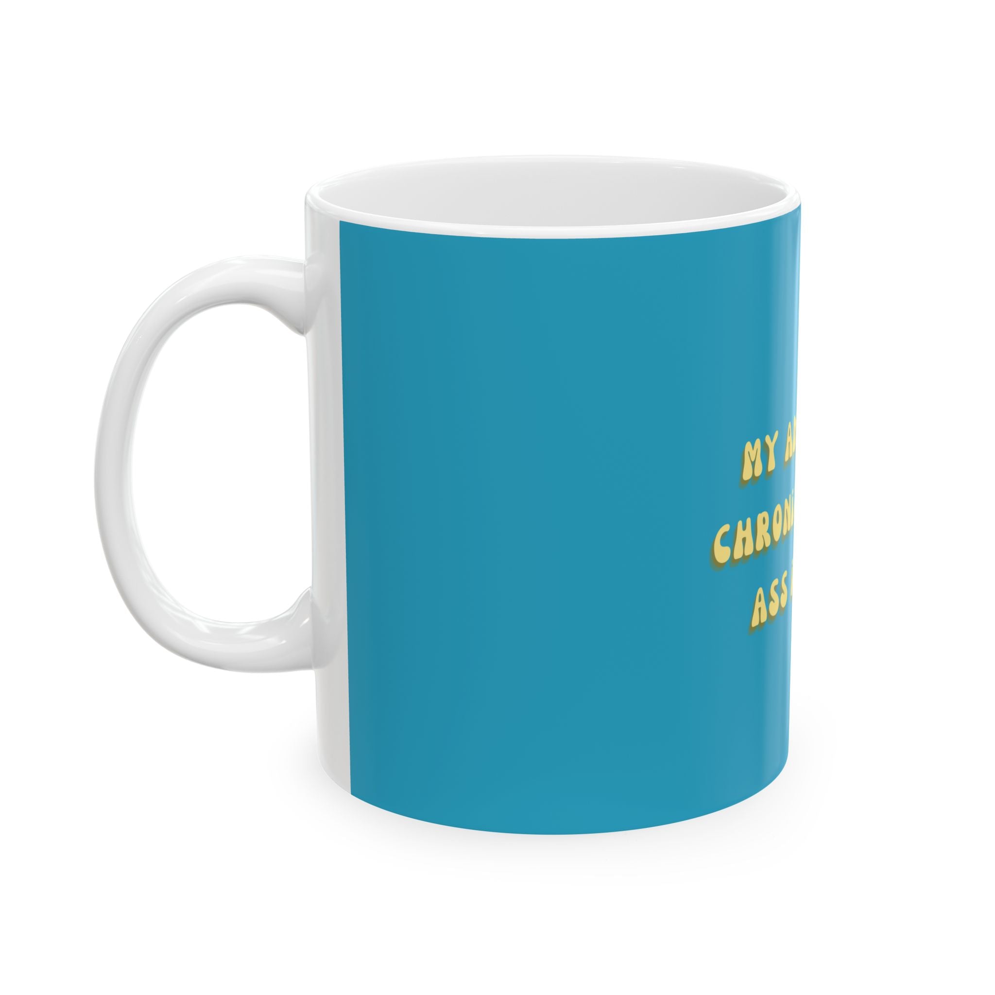 Funny Anxiety Meme Graphic Novelty Ceramic Coffee Mug