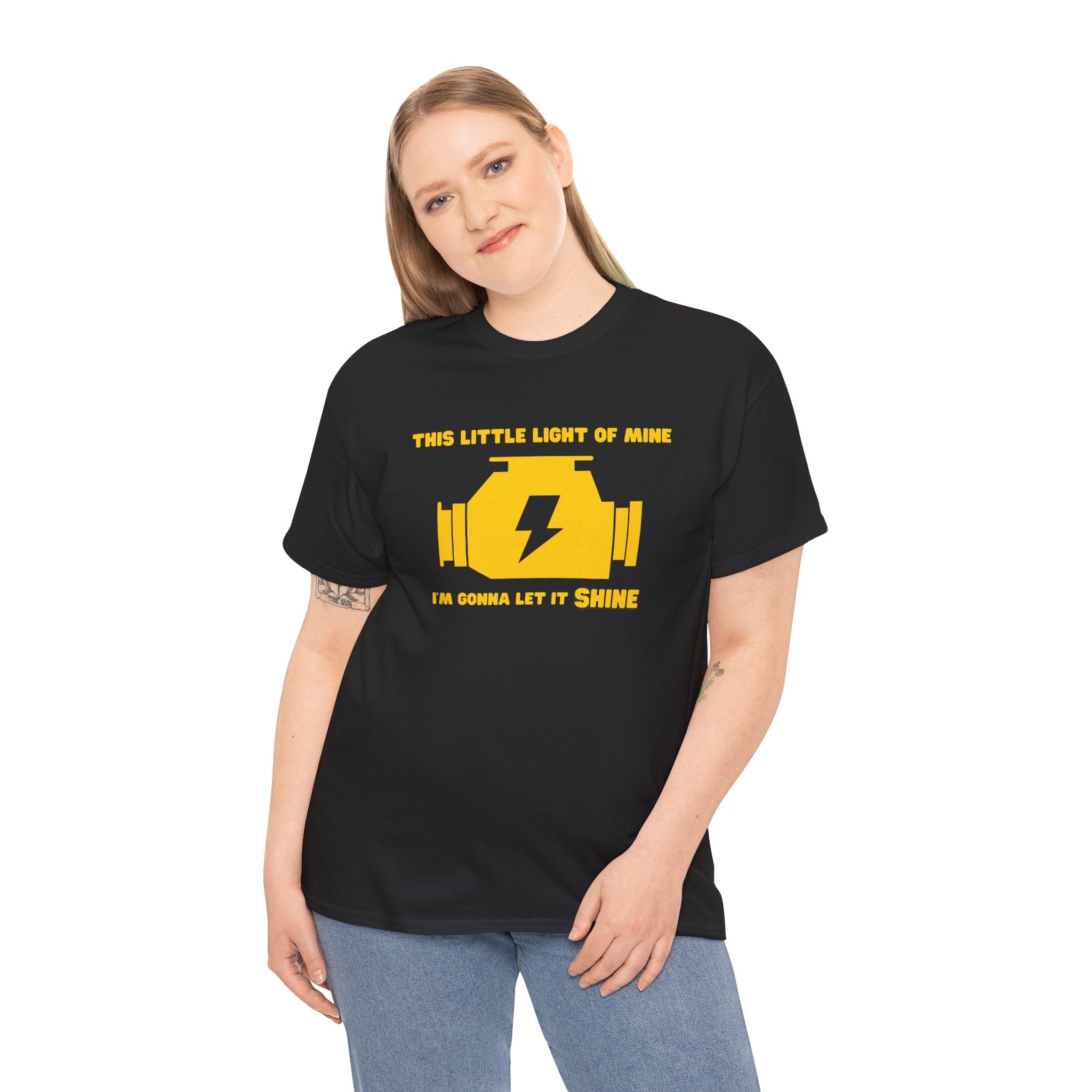 Funny Mechanic Engine Light JDM Graphic Novelty Gift Unisex T-Shirt