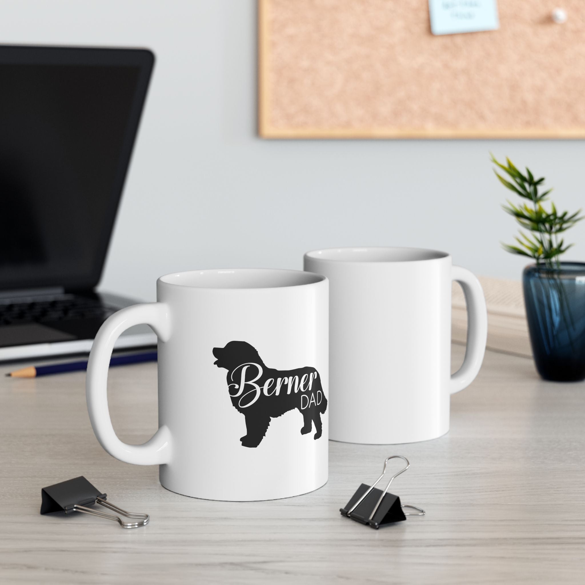 Berner Dad Dog Lover Gift Ceramic Coffee Mug