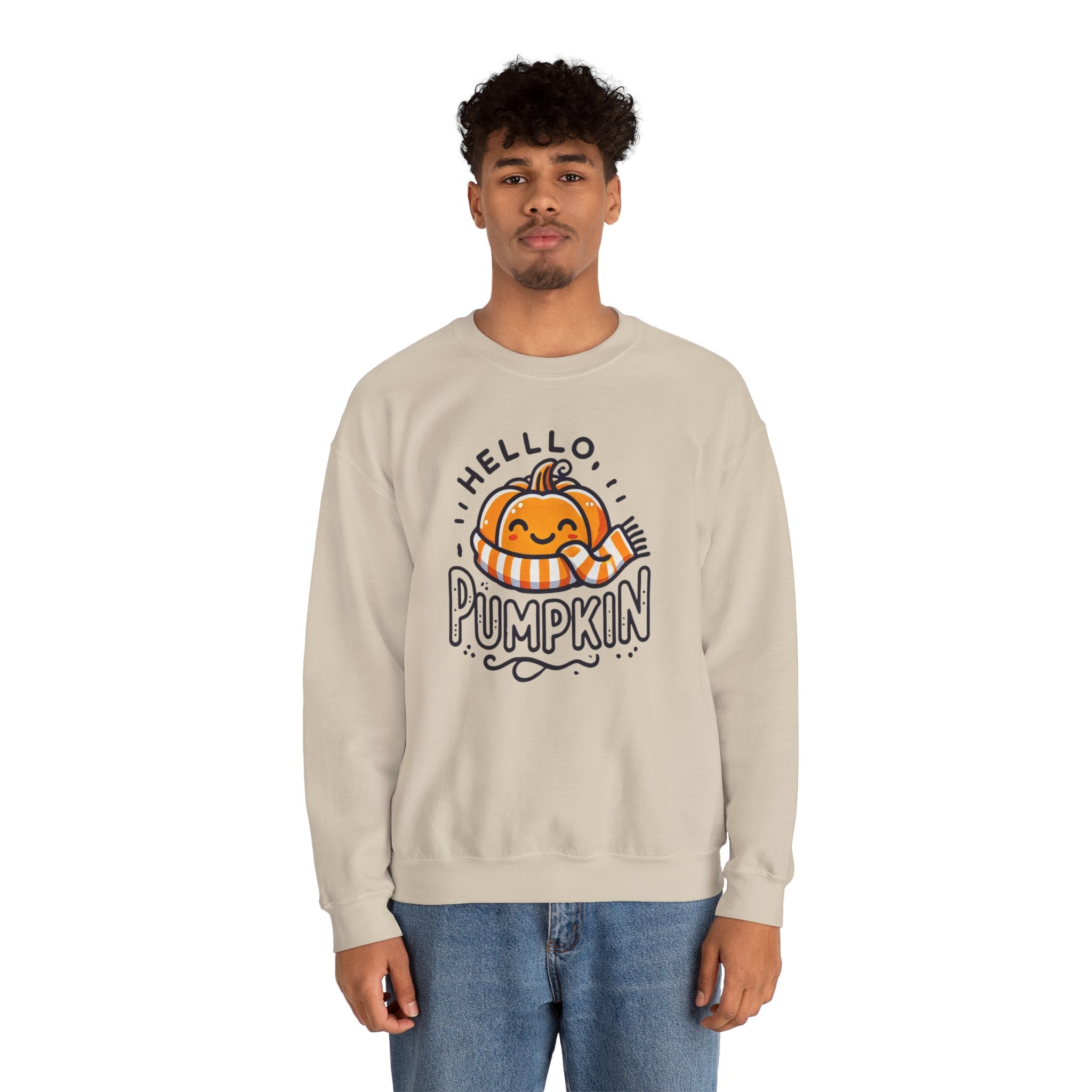 Hello, Pumpkin Smiling Pumpkin Sweatshirt